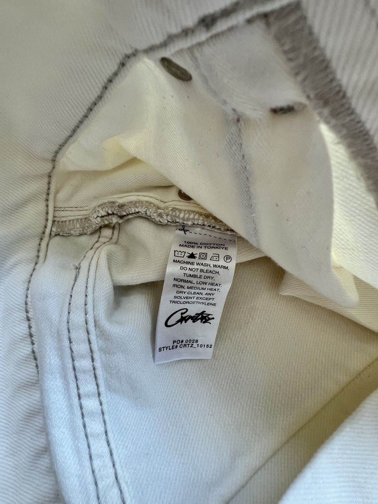 Corteiz Corteiz C-Star Denim Jorts Natural XS Size US 28 / EU 44 - 10 Thumbnail