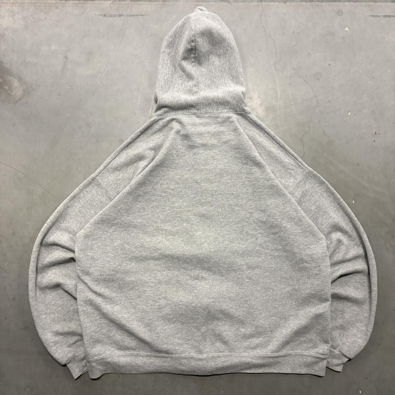 Vintage Crazy Vintage Y2K/2000s Blank Grey Minimalistic Zipup Hoodie! Size US XL / EU 56 / 4 - 2 Thumbnail