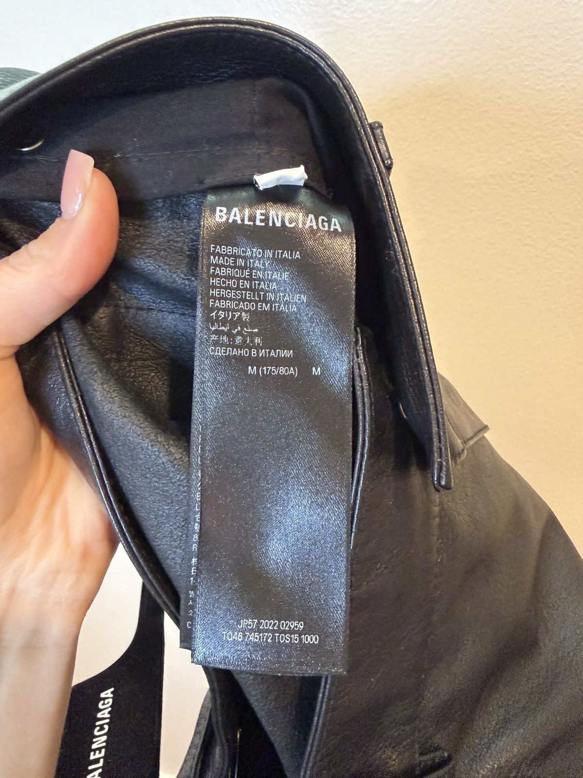 Balenciaga Balenciaga Soft Matte Leather Pants Size US 31 - 7 Thumbnail