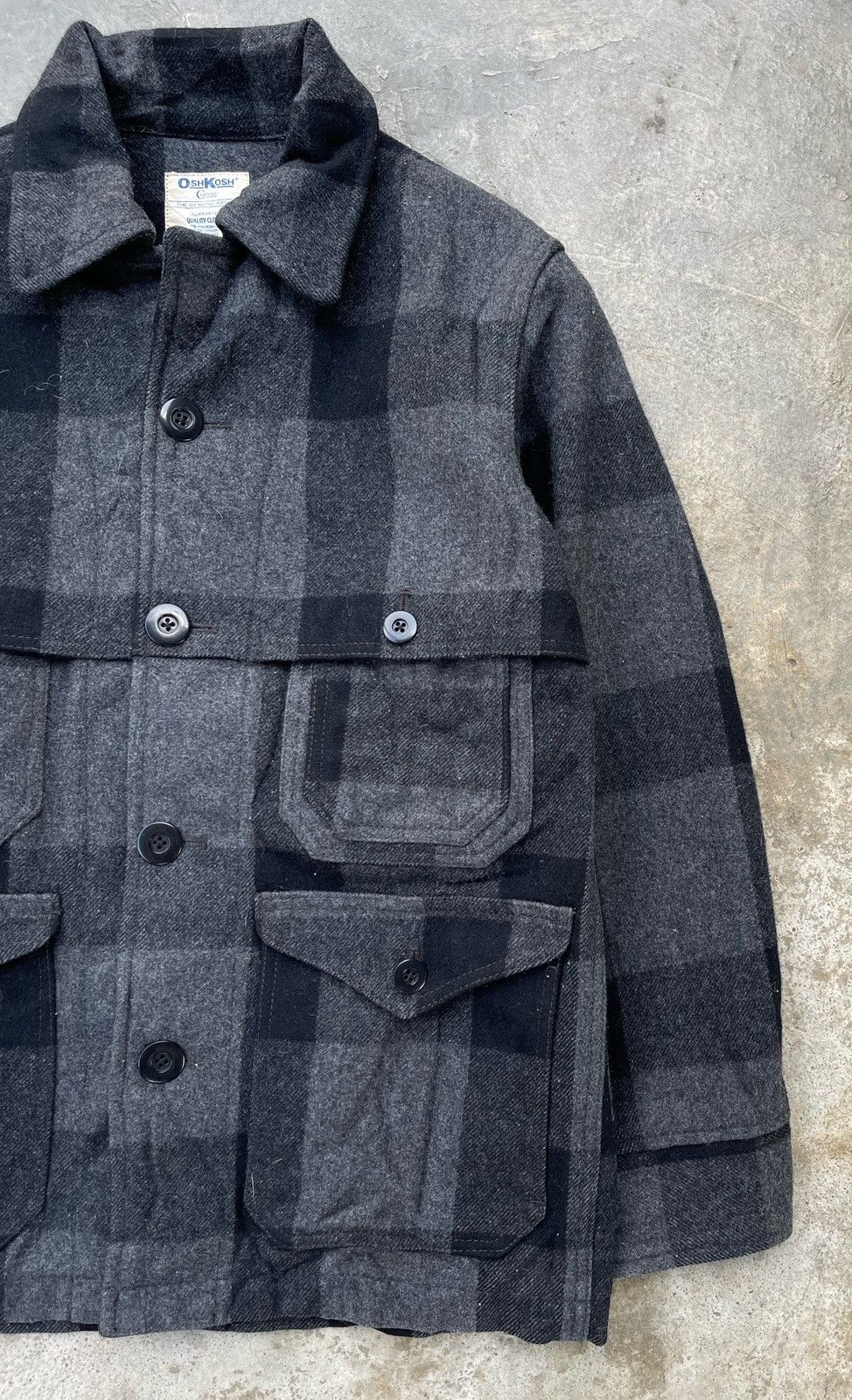 Oshkosh 🔥Vintage OshKosh Plaid Retro Jacket Size US L / EU 52-54 / 3 - 5 Thumbnail