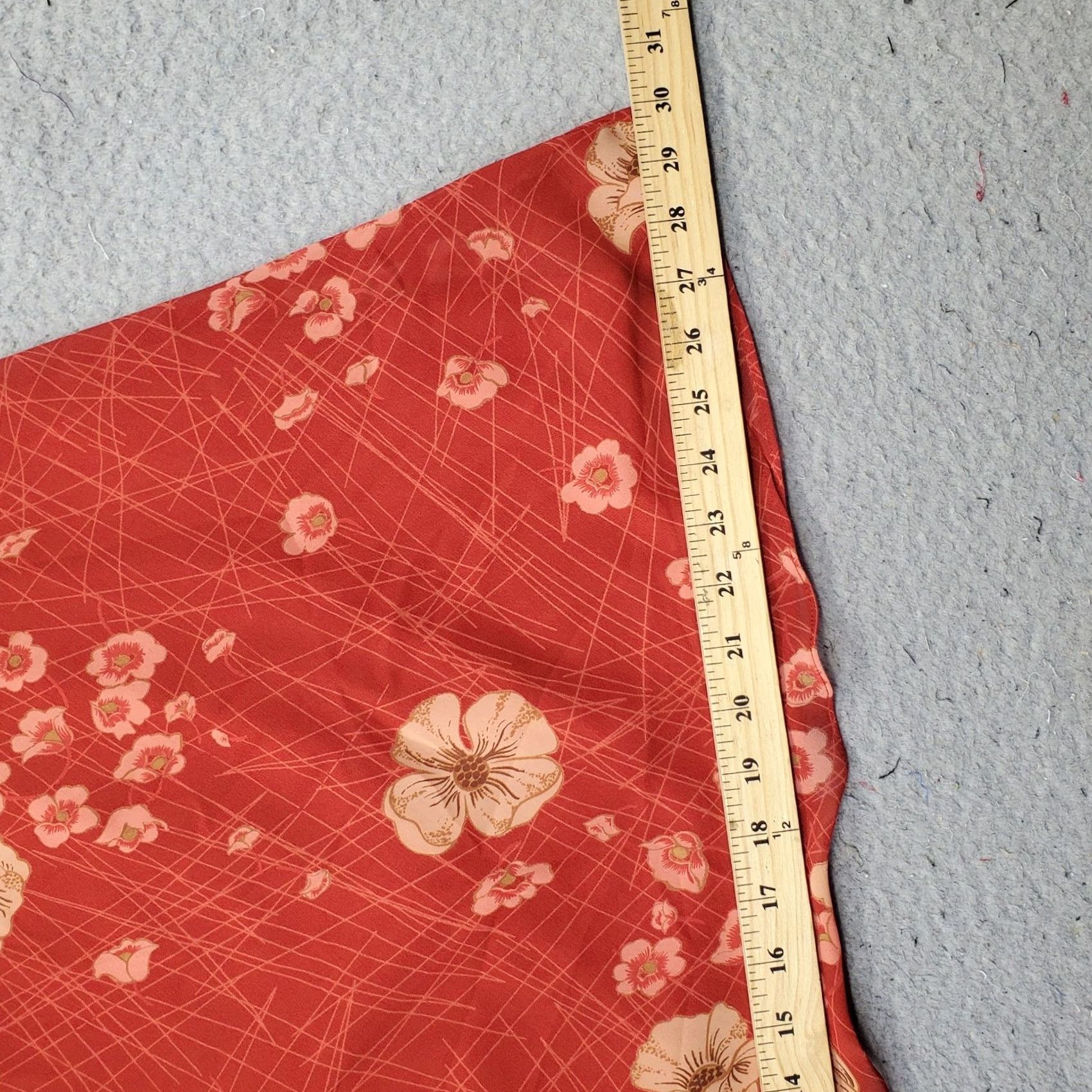 Vintage Venezia Womens Skirt 22/24 A-Line Multi Floral Lined Elastic Waist Short 100% Polyester Size 40" / US 18 - 4 Thumbnail