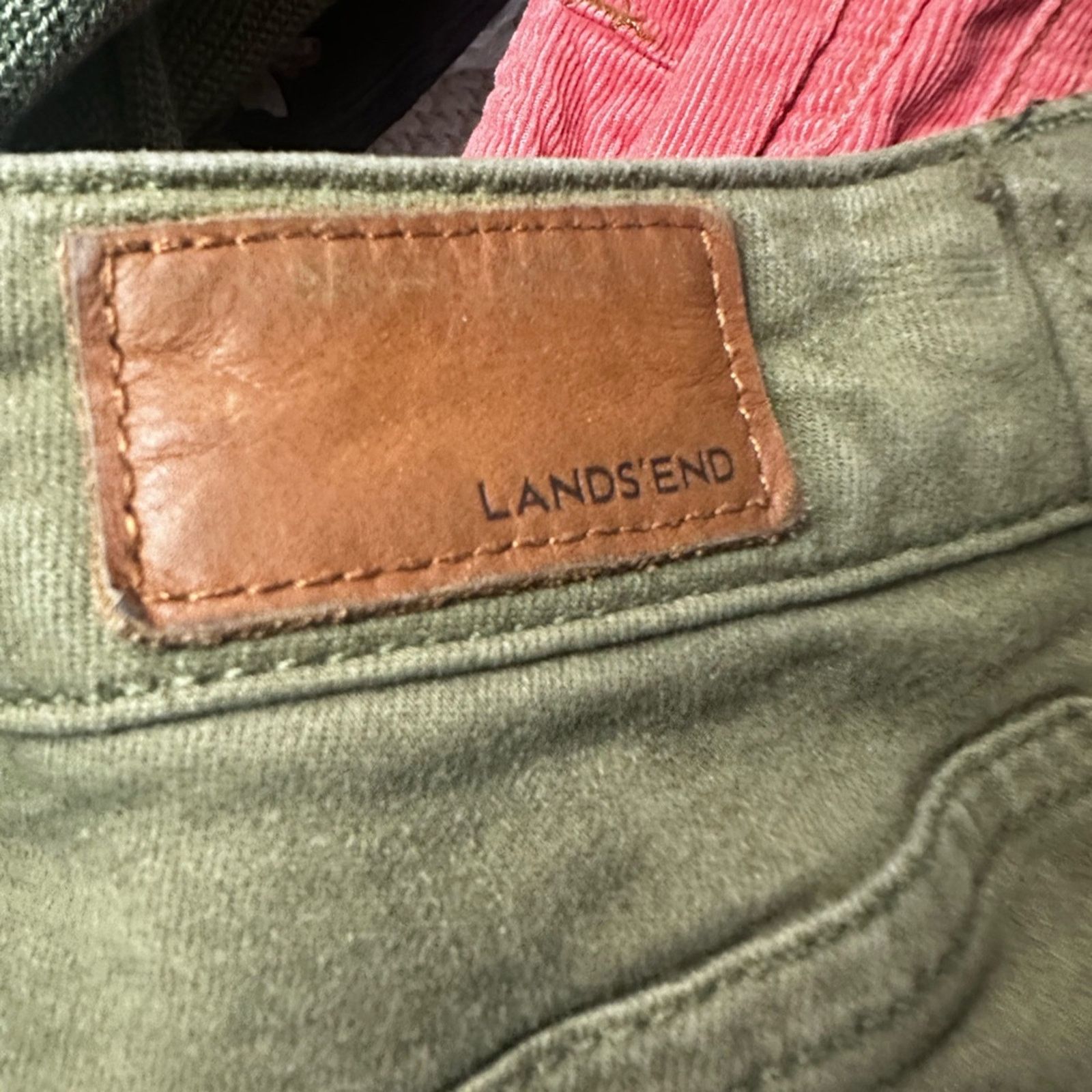 Lands' End Lands End Not to Low Rise Slim Jeans Green Size 30" / US 8 / IT 44 - 6 Thumbnail