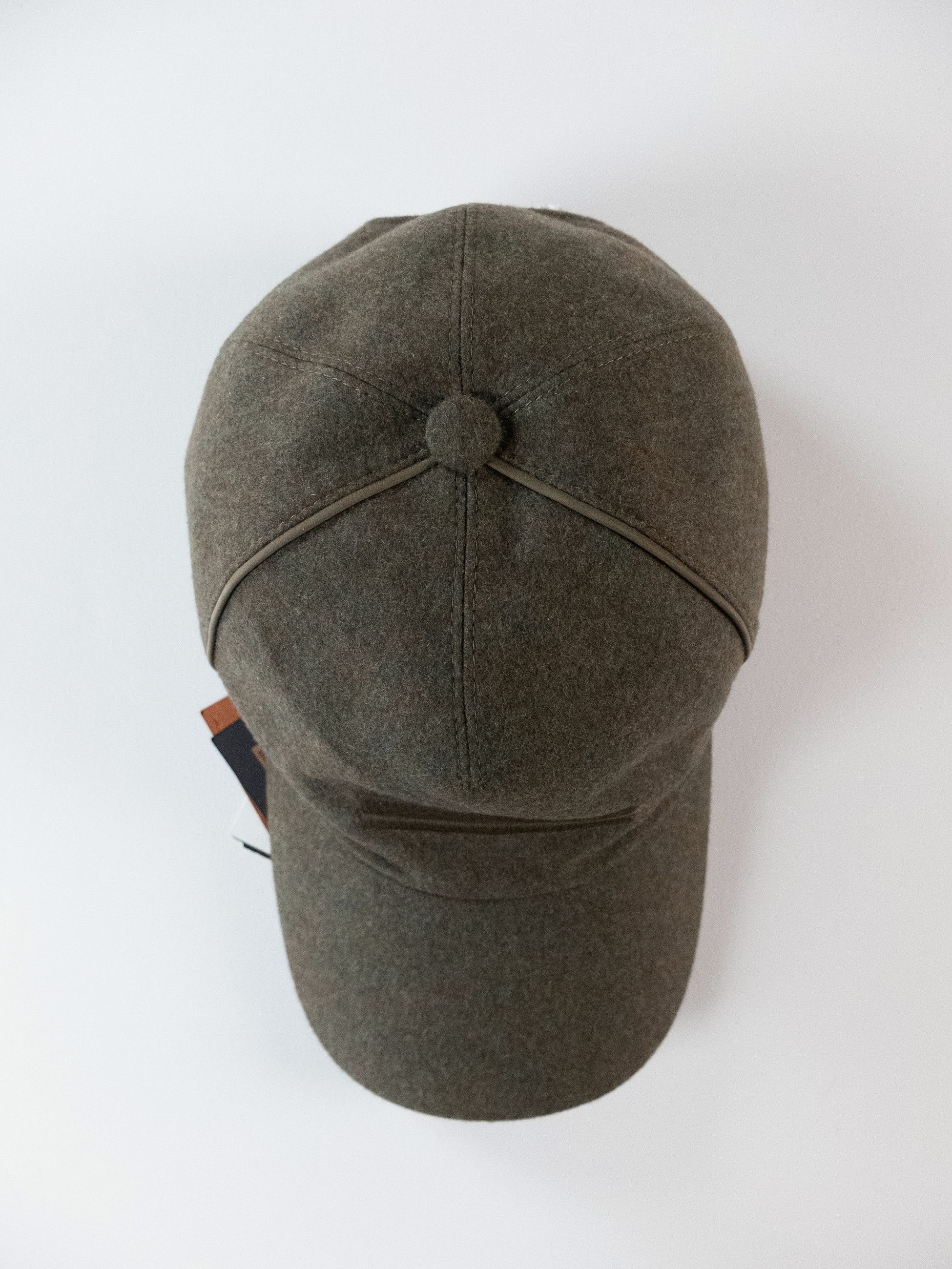 Ermenegildo Zegna ZEGNA green cashmere baseball cap Size Large NWT Size ONE SIZE - 6 Thumbnail