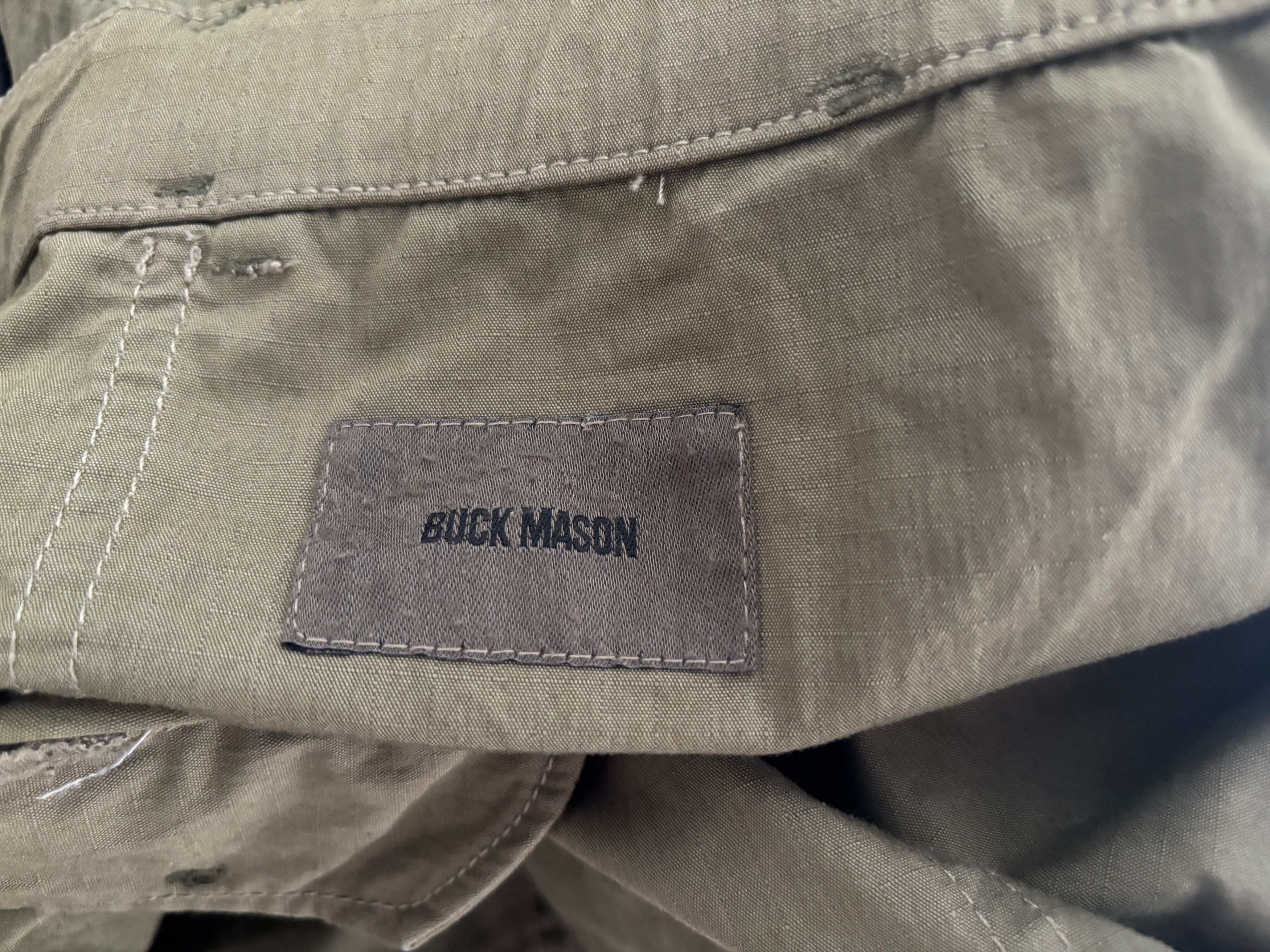 Buck Mason $215 Olive Green Ripstop Belted Fatigue Pants- 31-32 x29 Size US 32 / EU 48 - 9 Thumbnail
