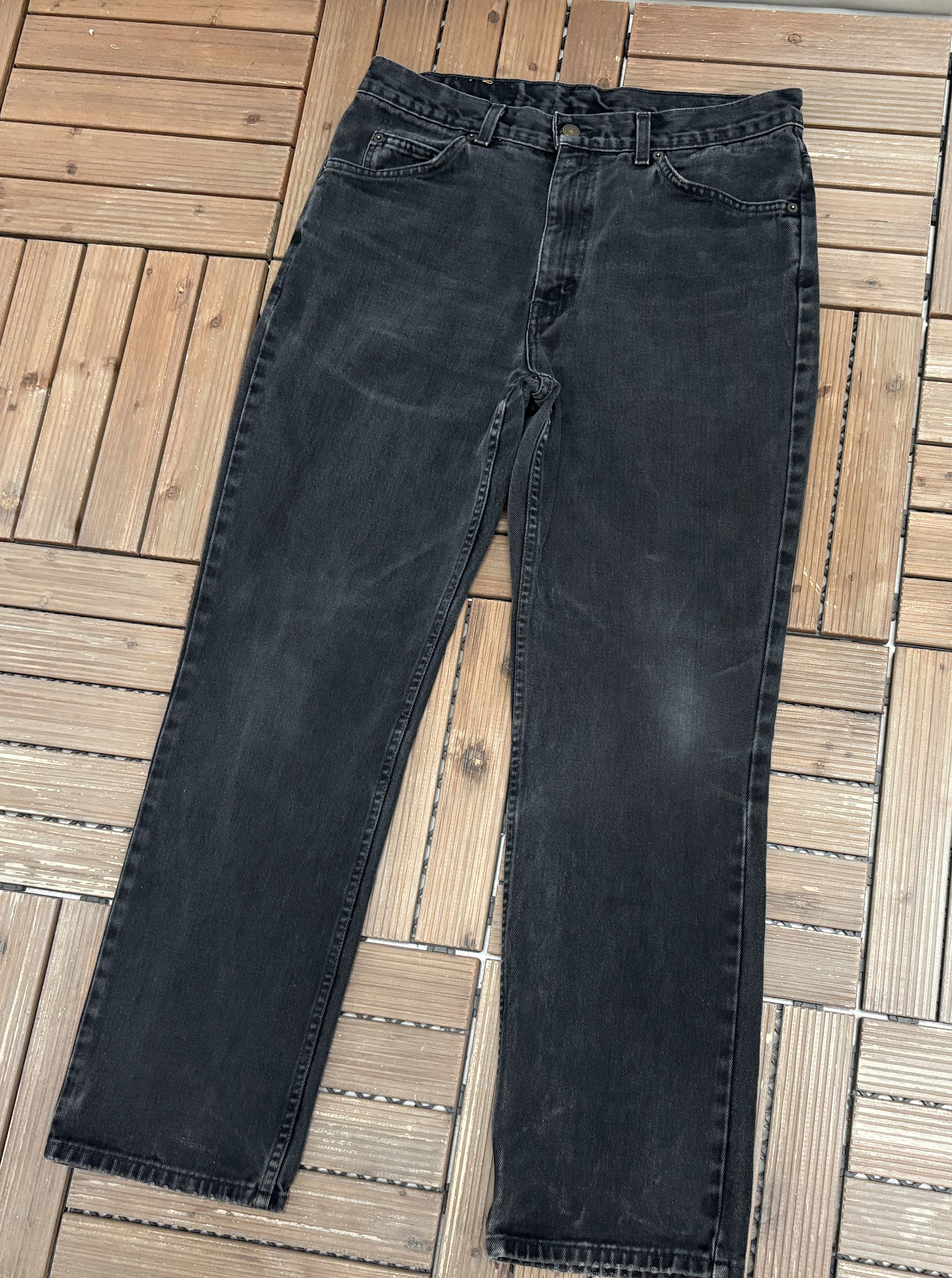 Levi's Levi's Levi Strauss & Co Orange Tab Vintage Black Jeans Size US 34 / EU 50 - 3 Thumbnail