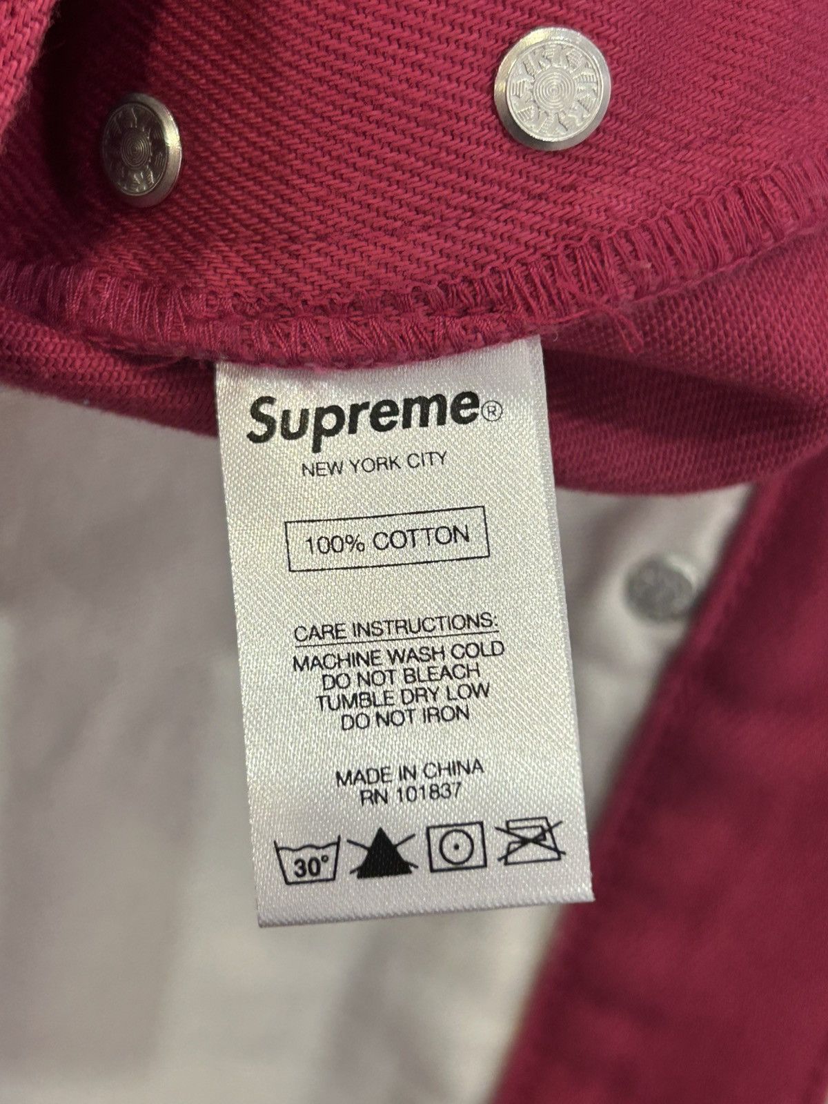 Supreme Supreme Baggy Jeans Size US 32 / EU 48 - 6 Thumbnail