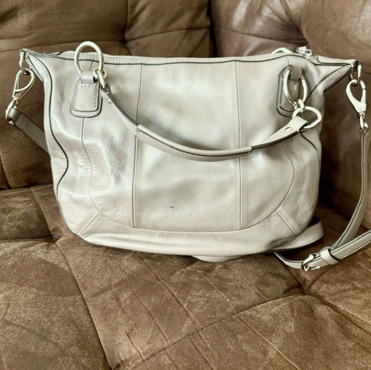 Coach COACH Kristin woven leather shoulder bag Size ONE SIZE - 3 Thumbnail