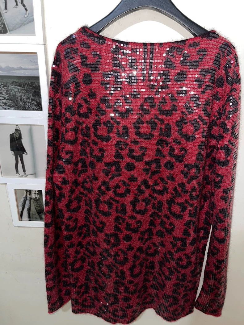 Saint Laurent Paris saint Laurent paris13fw Genuine Show Red Scaly Leopard Swe Size US S / EU 44-46 / 1 - 2 Thumbnail