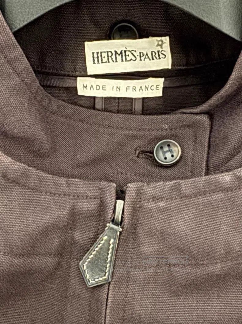 Hermes Hermes Stand Collar Jacket Size M / US 6-8 / IT 42-44 - 3 Thumbnail