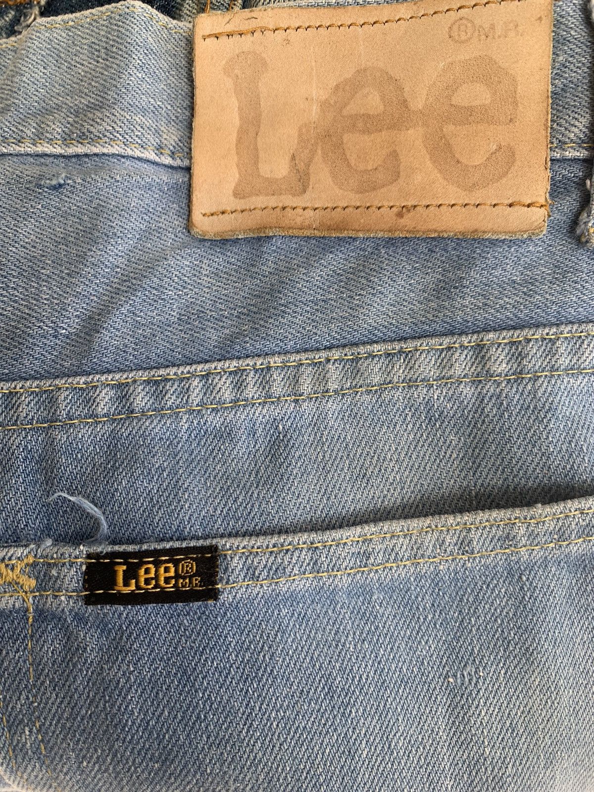 Lee Vtg 70s LEE RIDER light blue. ACCEPTED OFFER 💥 💥 Size US 30 / EU 46 - 4 Thumbnail
