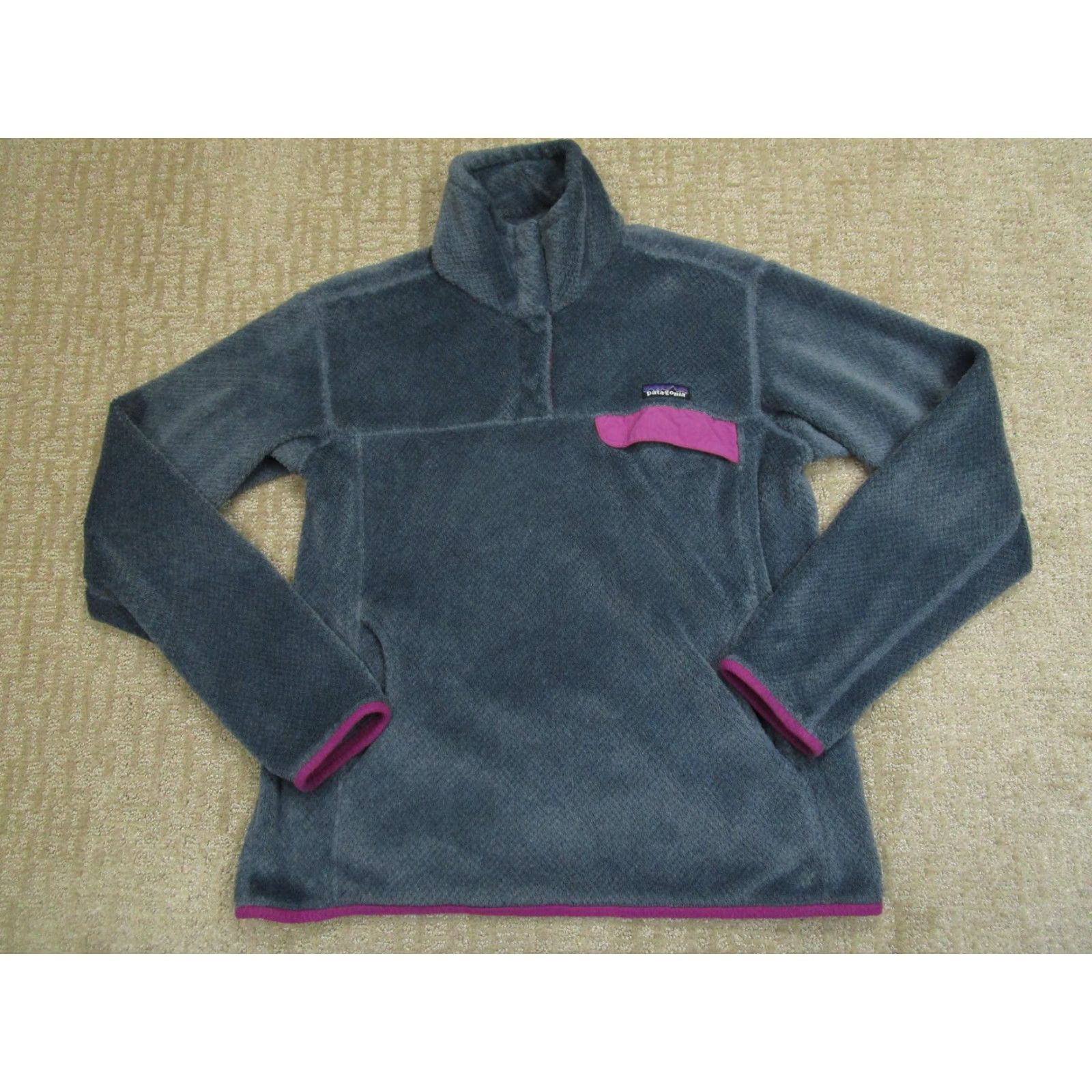 Patagonia Patagonia Pullover Women L Gray Teal Snap-T Fleece Outdoor Soft Cozy Preppy Shirt L Womens Size L / US 10 / IT 46 - 2 Thumbnail