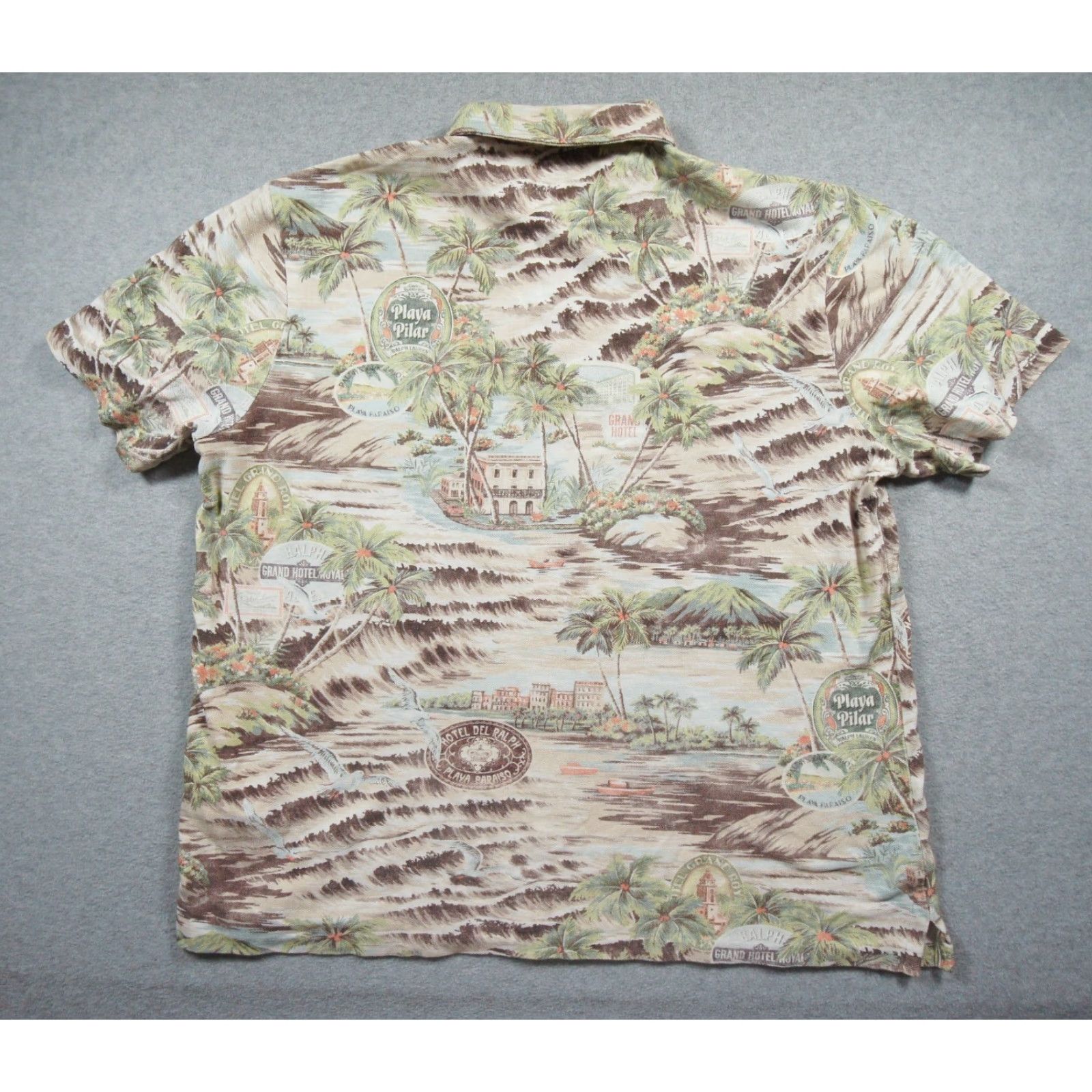 Polo Ralph Lauren Polo Ralph Lauren Shirt Mens Large Short Sleeve Hotel Del Ralph Classic Fit Size US L / EU 52-54 / 3 - 5 Thumbnail