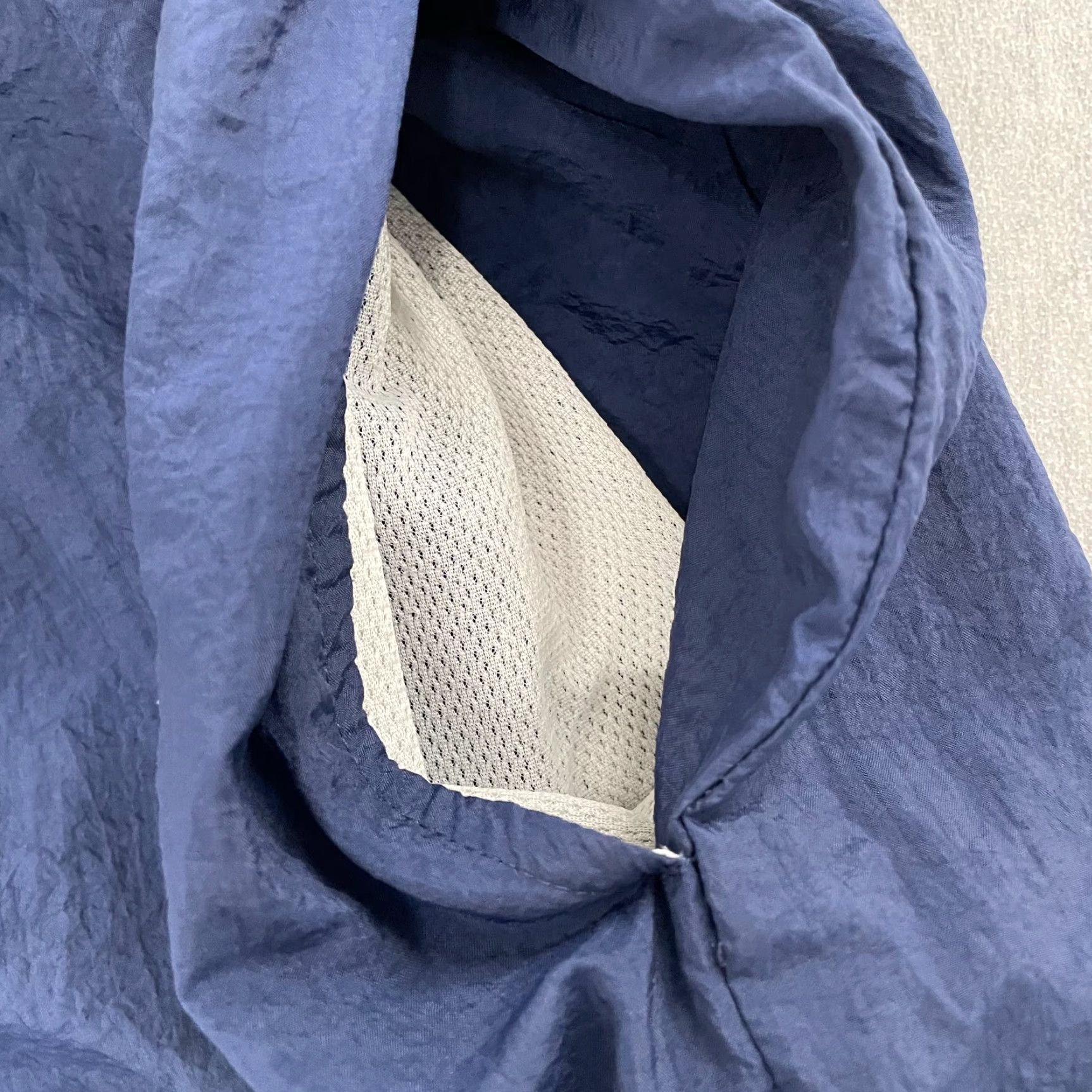 Nike VINTAGE Nike Pants Adult Large Blue Drawstring Pockets Swoosh Mens L Track Style Athletic Size US 36 / EU 52 - 6 Thumbnail
