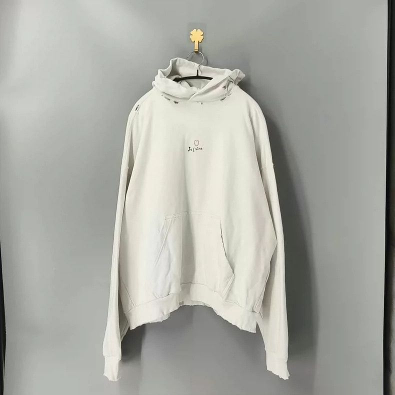 Balenciaga Balenciaga Solid Color Letter Embroidered Casual Hoodie Re Size US S / EU 44-46 / 1 - 1 Thumbnail