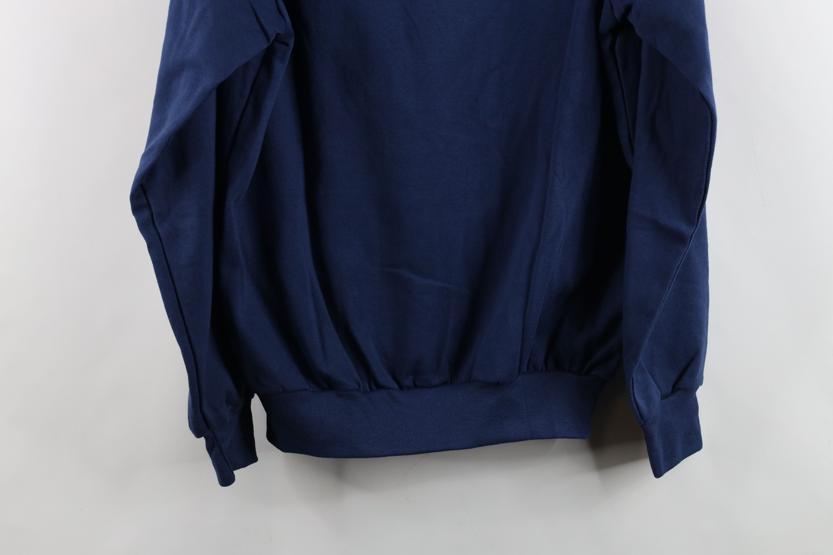 Vintage Deadstock Vintage 90s Streetwear Sweatshirt Blue USA Size US L / EU 52-54 / 3 - 9 Thumbnail