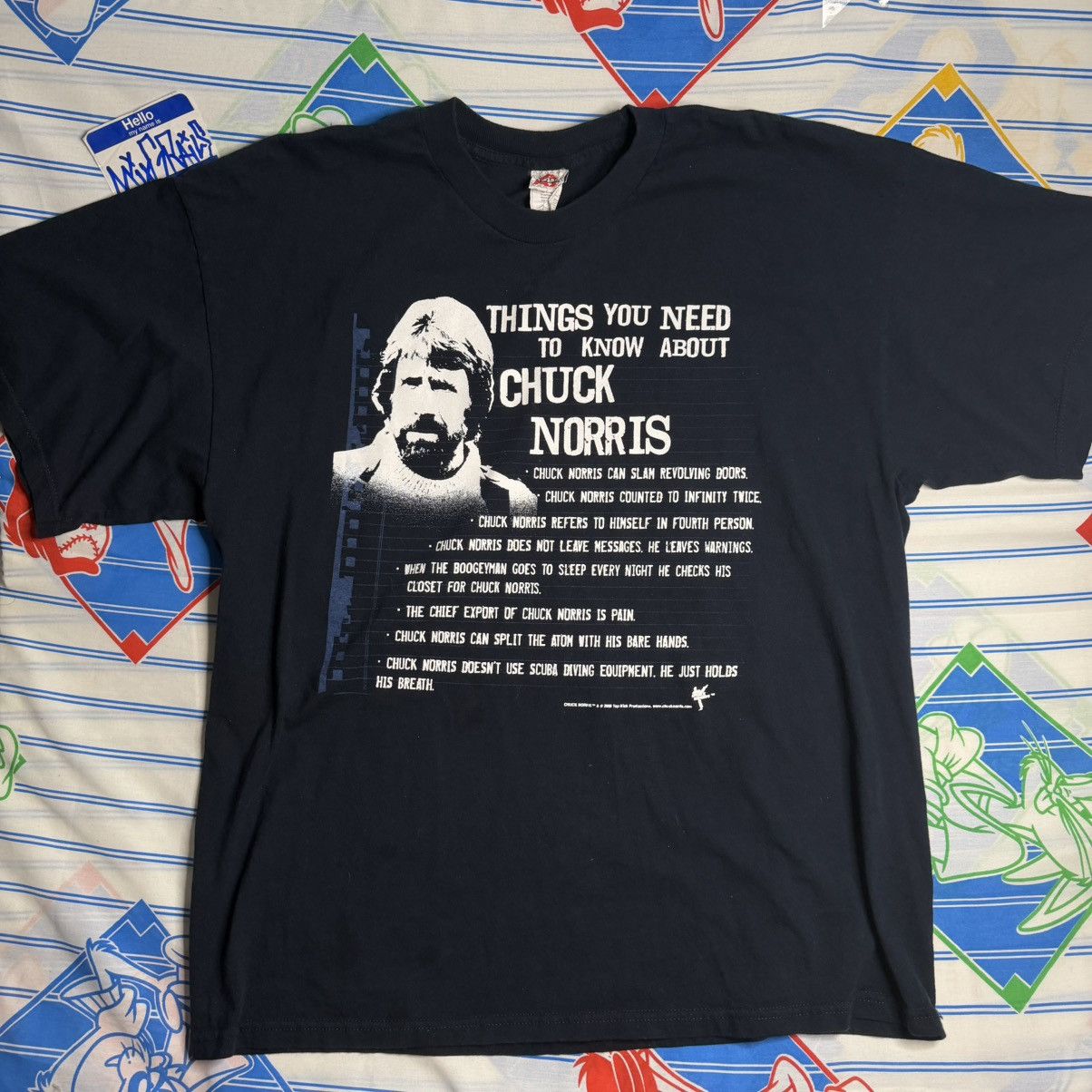 Other Y2k Chuck Norris T-shirt xlarge Size US XL / EU 56 / 4 - 1 Thumbnail