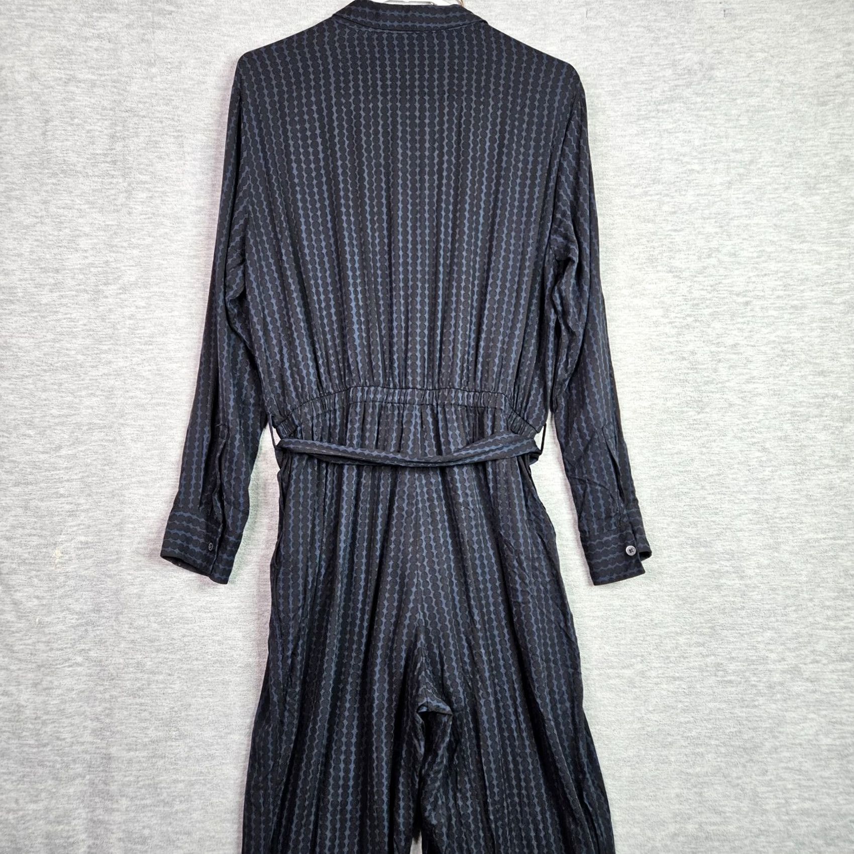 Uniqlo Marimekko x Uniqlo One-Piece Jumpsuit Long Sleeve Button Tie Waist Multicolor Patterned Women M Size M / US 6-8 / IT 42-44 - 3 Thumbnail