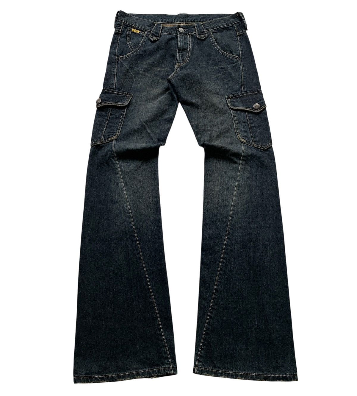 Japanese Brand Lee Riders Spiral ifsix LGB GOA Bootcut Flared Jeans Size US 30 / EU 46 - 1 Thumbnail