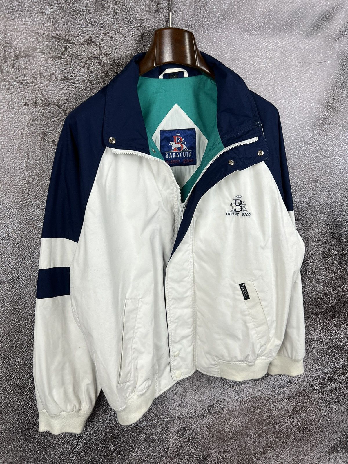 Baracuta × Designer × Vintage 90s Baracuta Active 2000 Light Windbreaker full zip track Size US XL / EU 56 / 4 - 2 Thumbnail