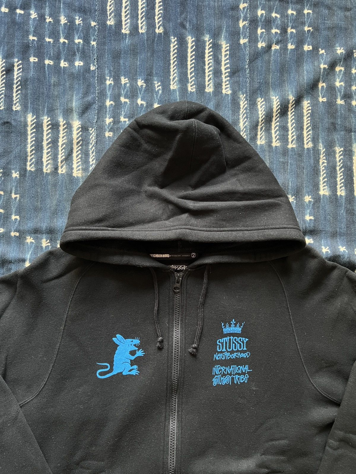 Neighborhood × Stussy Stussy X Neighborhood Archive FW06 Zip Up Hoodie Size US M / EU 48-50 / 2 - 3 Thumbnail