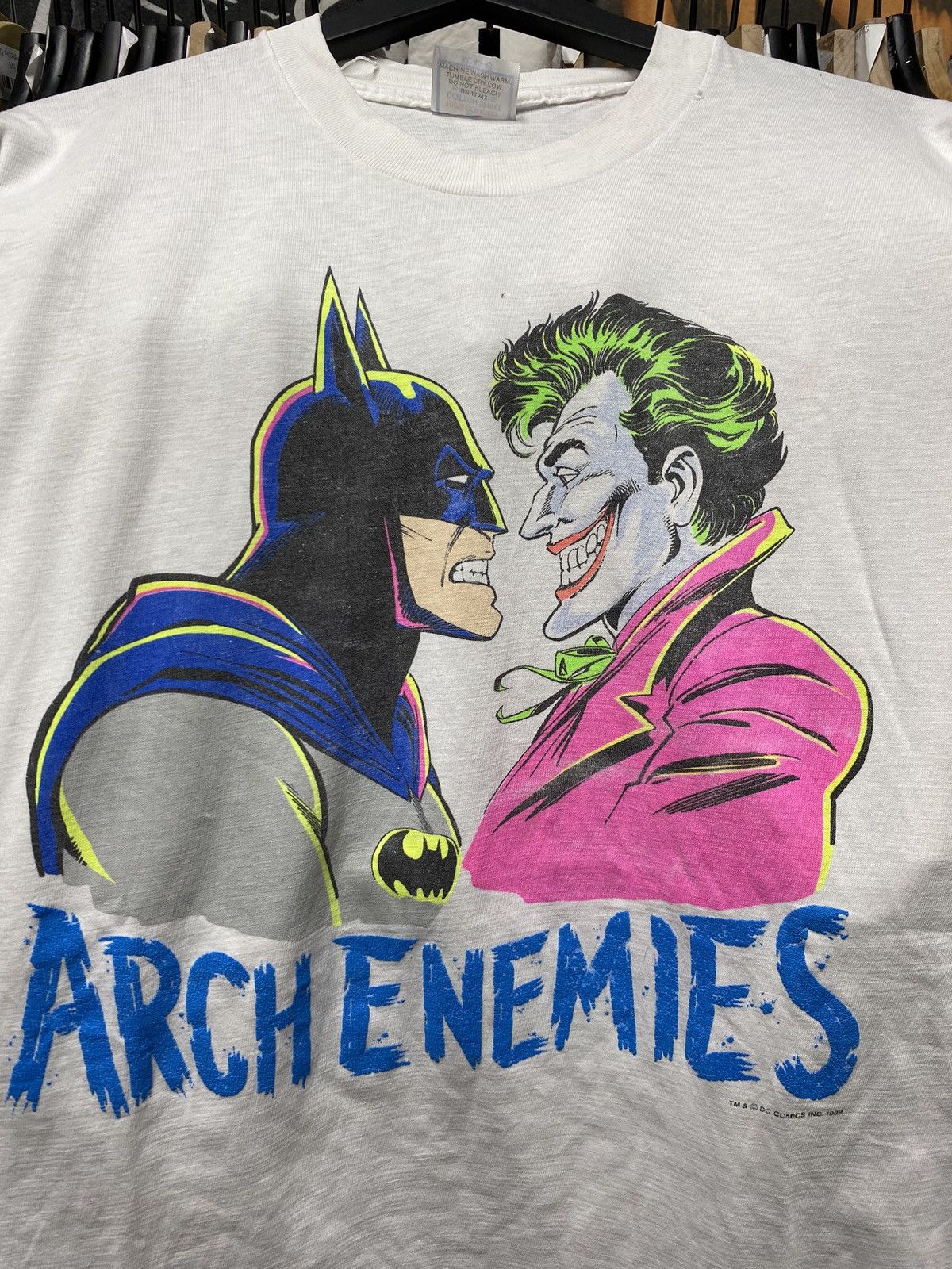 DC Comics × Vintage Vintage 90’s DC Comics Batman Robin Tee Shirt Medium Size US M / EU 48-50 / 2 - 7 Thumbnail