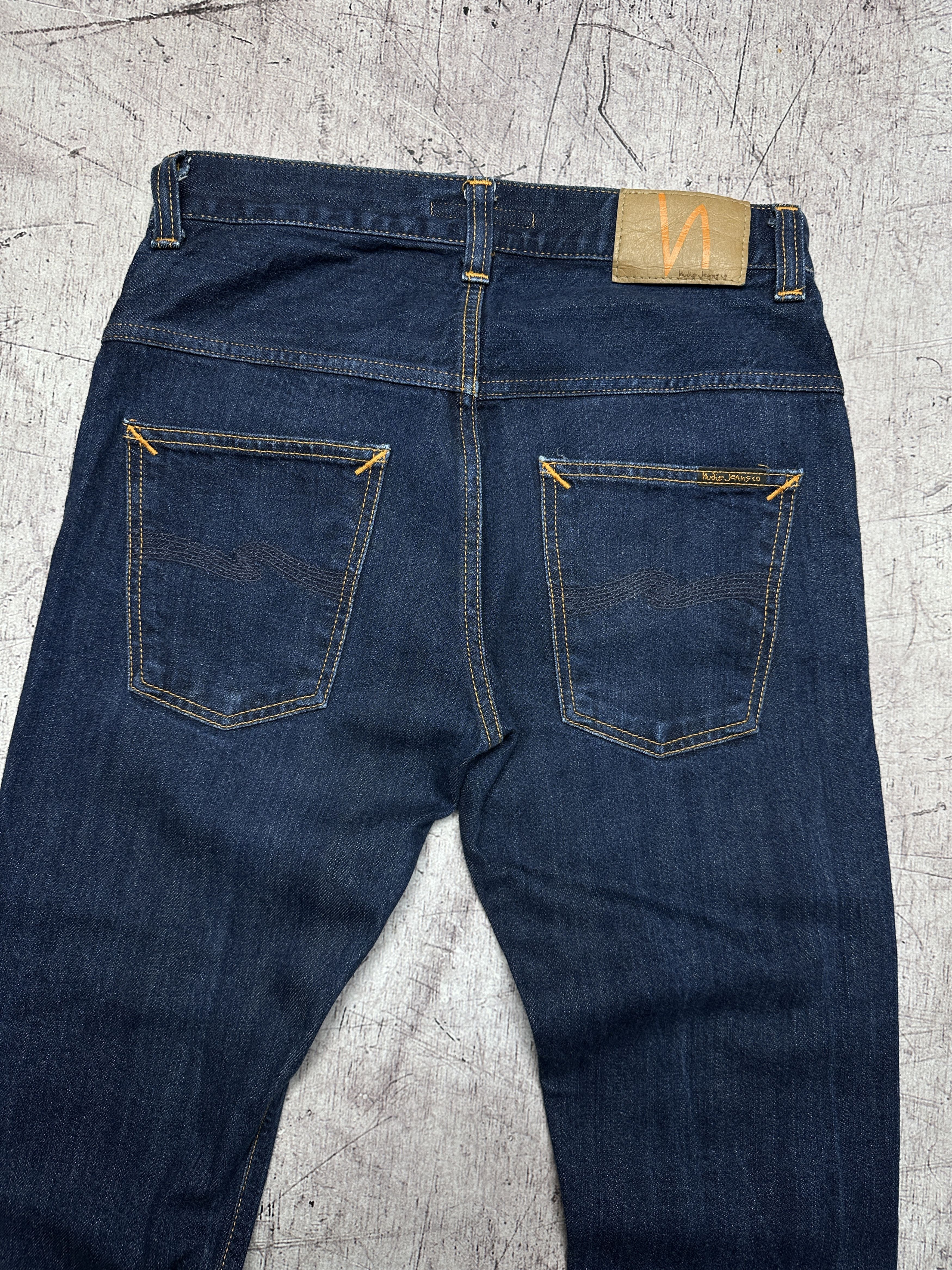 Japanese Brand Nudie Jeans Thin Finn Mens Selvadge Denim Pants Size US 31 - 2 Thumbnail