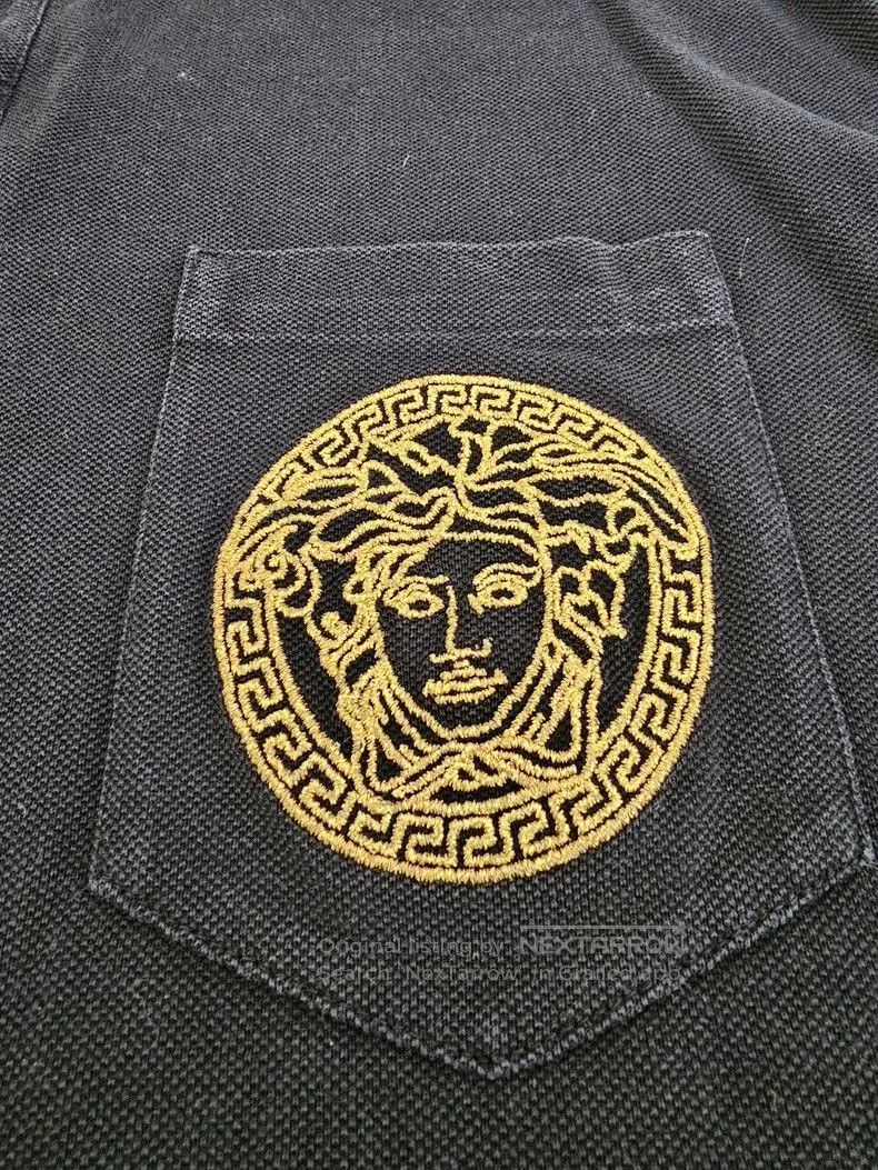 Versace Versace Black Short Sleeve Polo Shirt. Size US L / EU 52-54 / 3 - 2 Thumbnail