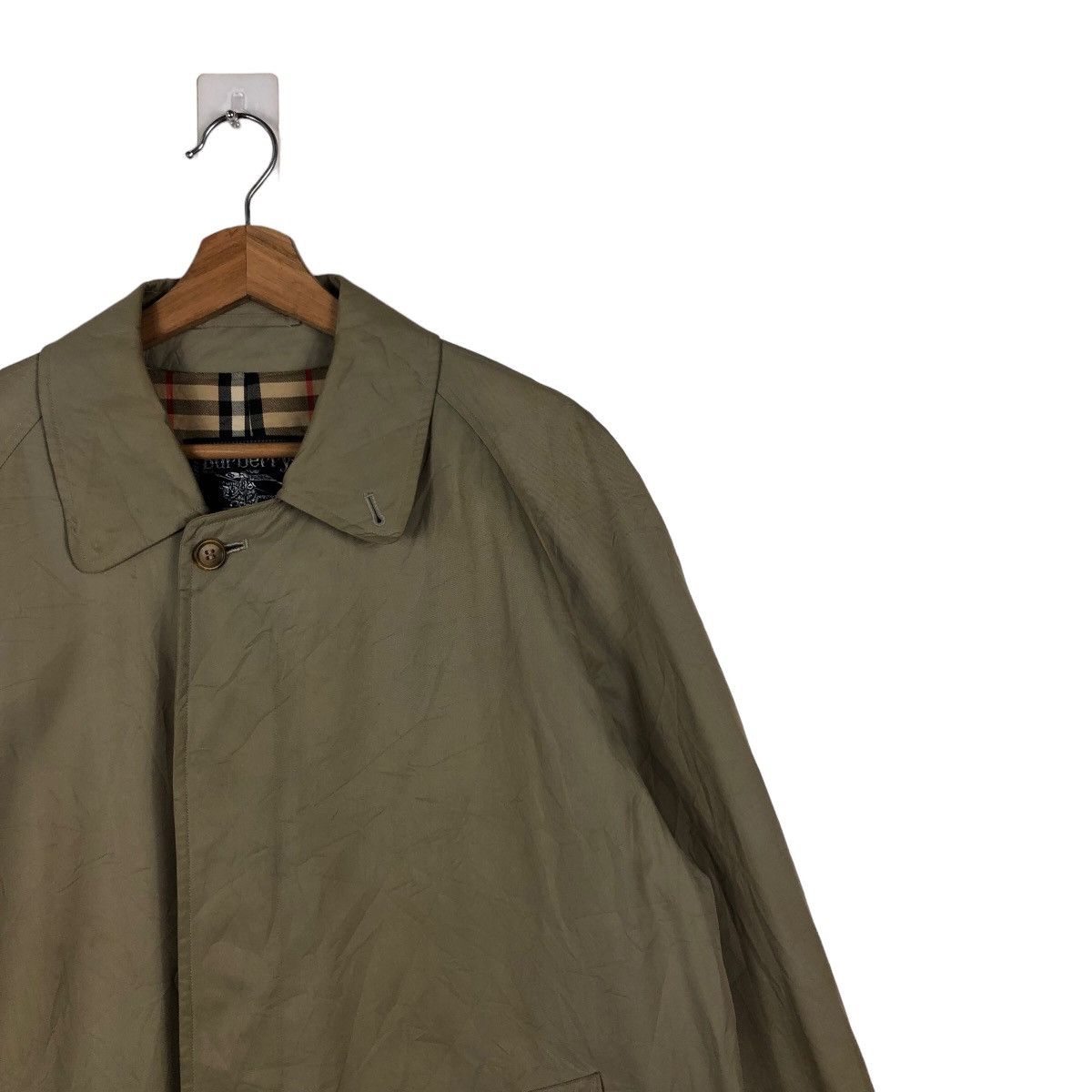 Burberry 🔥90’s VINTAGE TRENCH COAT BURBERRYS NOVA CHECK Size US M / EU 48-50 / 2 - 6 Thumbnail