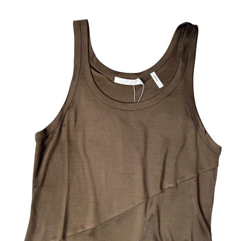 Helmut Lang NWT New $450 Helmut Lang Jersey Scarf Hem Tank High Low Mus Size L / US 10 / IT 46 - 5 Thumbnail