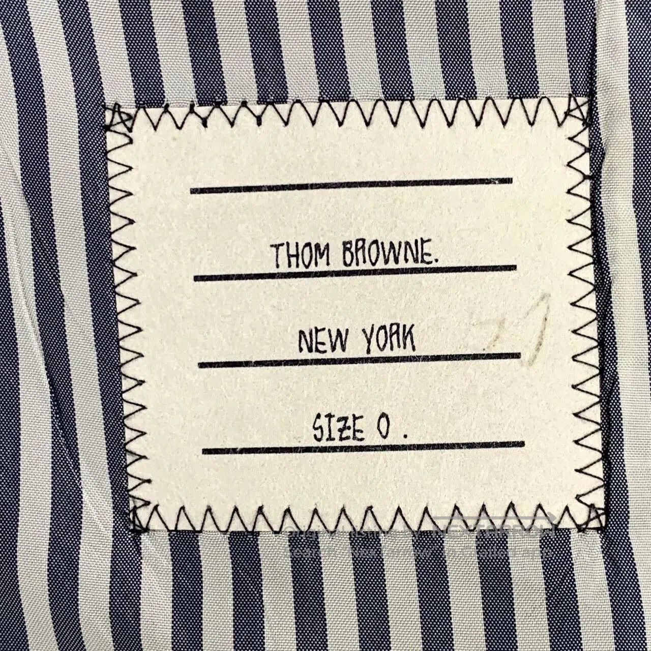 Thom Browne THOM BROWNE Gray Wool Collar Blazer. Size US XS / EU 42 / 0 - 7 Thumbnail