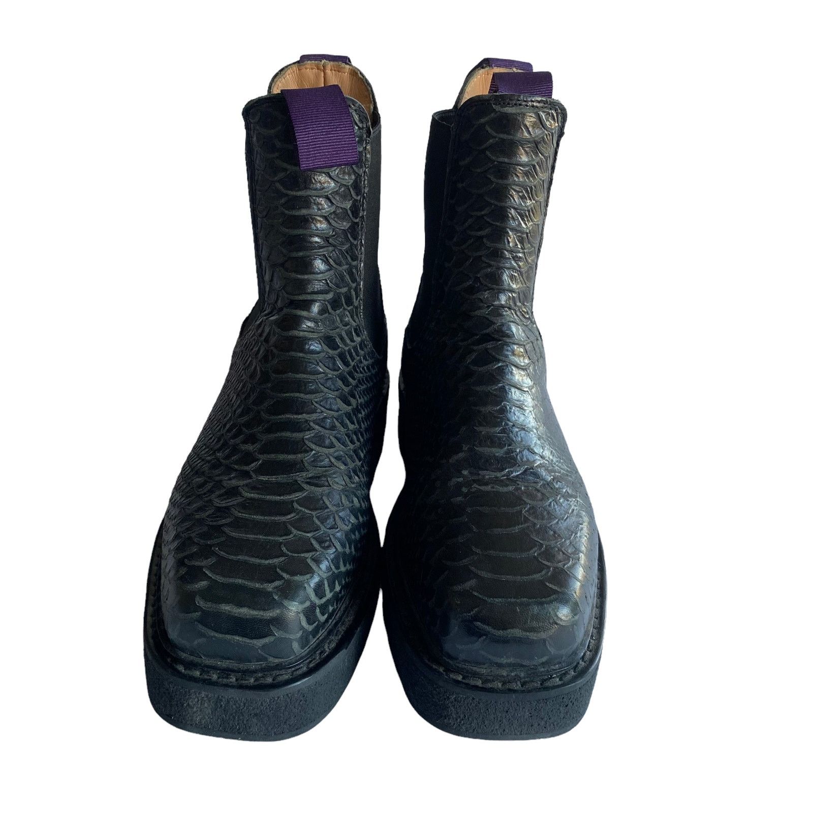 Eytys Eytys Womens Textured Leather Chelsea Platform Boots Size US 8 / IT 38 - 2 Thumbnail