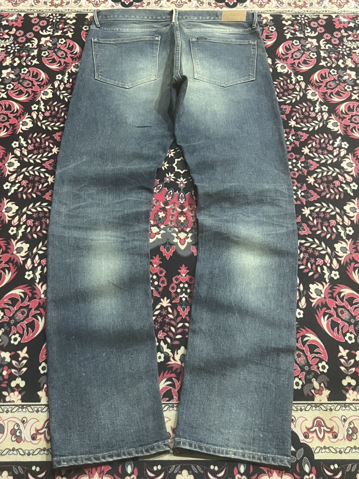 DELUXE Japanese Brand Deluxe Stockholm Sashiko Distressed Jeans Size US 32 / EU 48 - 2 Thumbnail