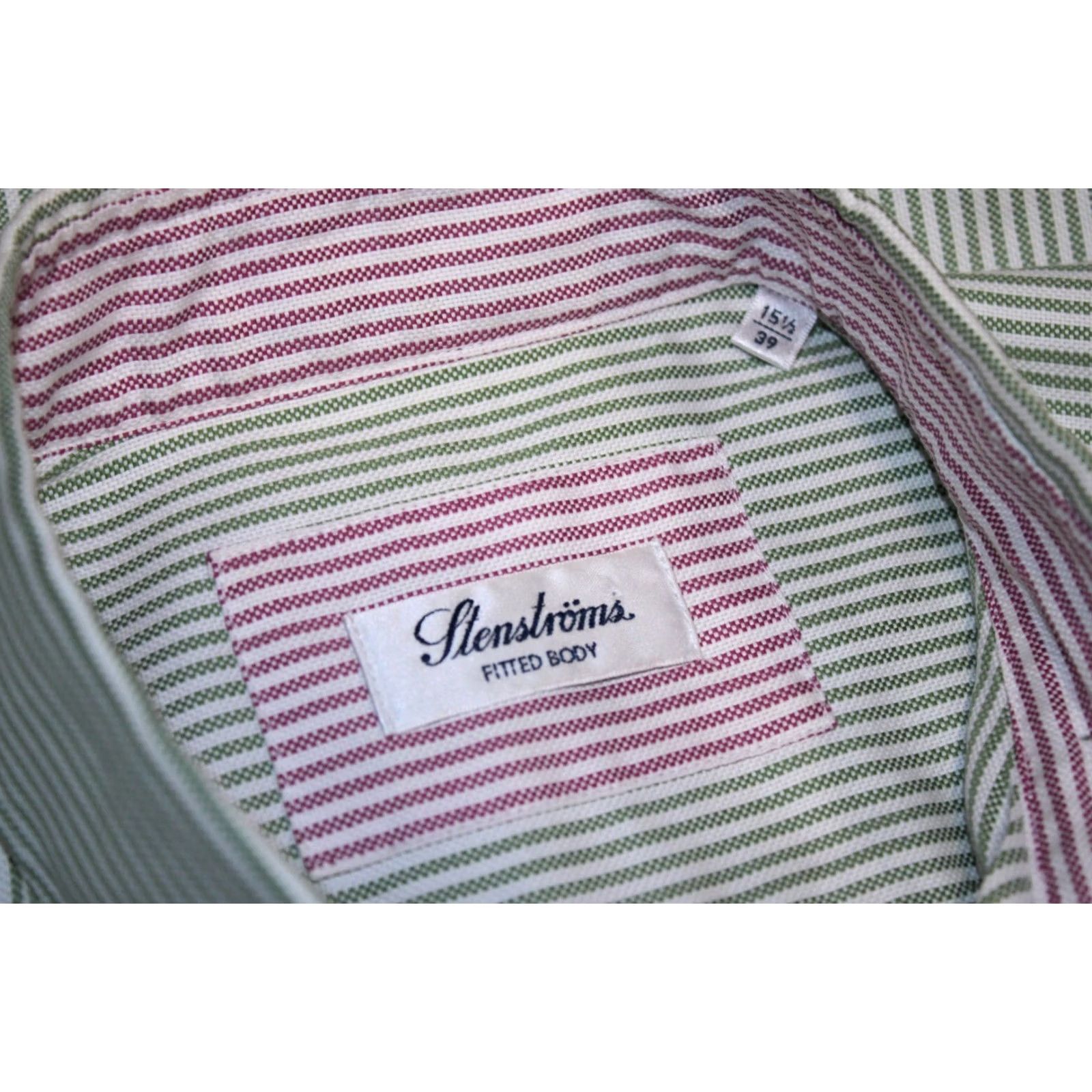 Vintage Stenstroms Shirt mens Size 15 1/2 39 Multicoloured Fitted Body Size US L / EU 52-54 / 3 - 5 Thumbnail
