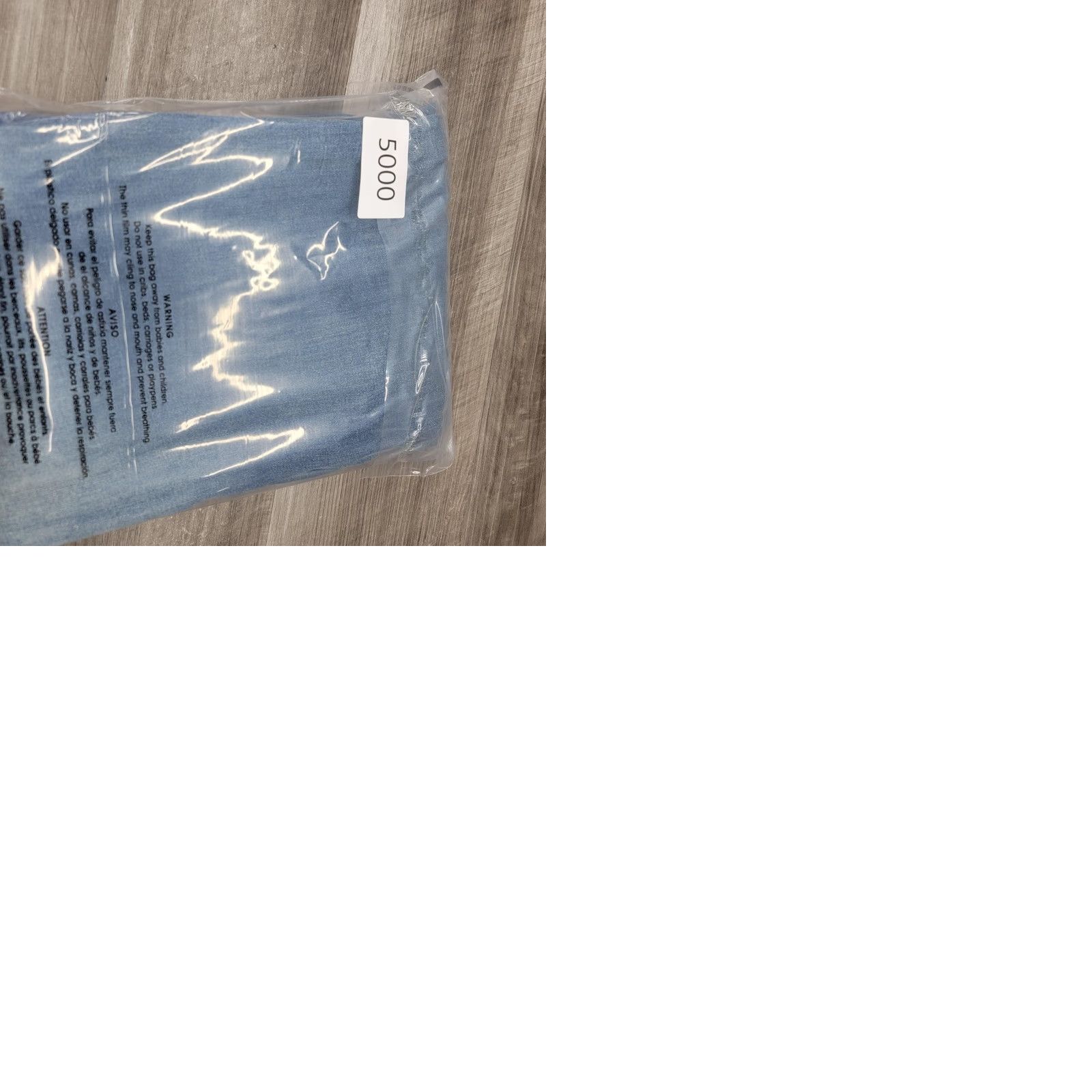 Denime Canyon Retreat Jeans Womens 0 Light Wash Blue Distressed Straight Stretch Denim Size 25" / US 0 / IT 36 - 10 Thumbnail