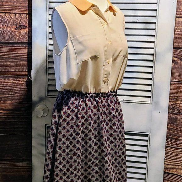 Other Maison Jules Lg Sleeveless Shirtdress Size L / US 10 / IT 46 - 3 Thumbnail