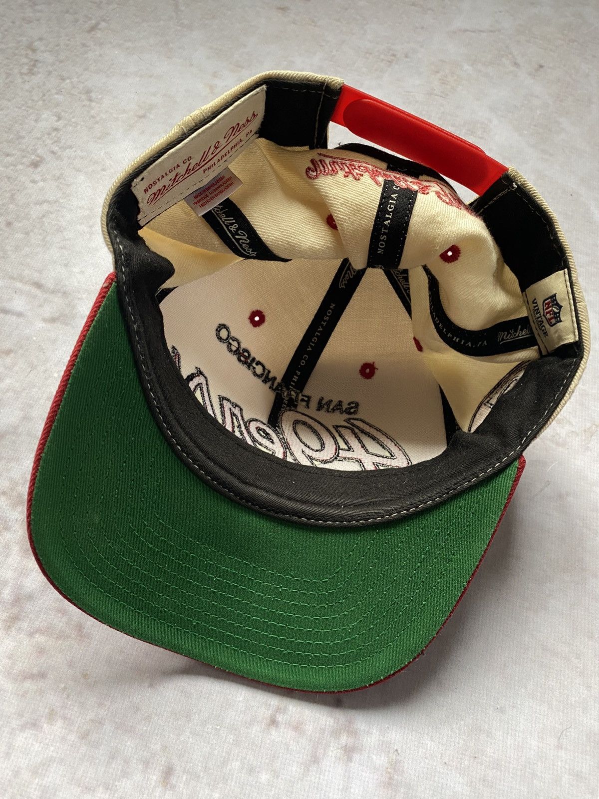 Hat Club × Mitchell & Ness × NFL Mitchell & Ness NFL Vintage San Francisco 49Ers Hat Size ONE SIZE - 5 Thumbnail