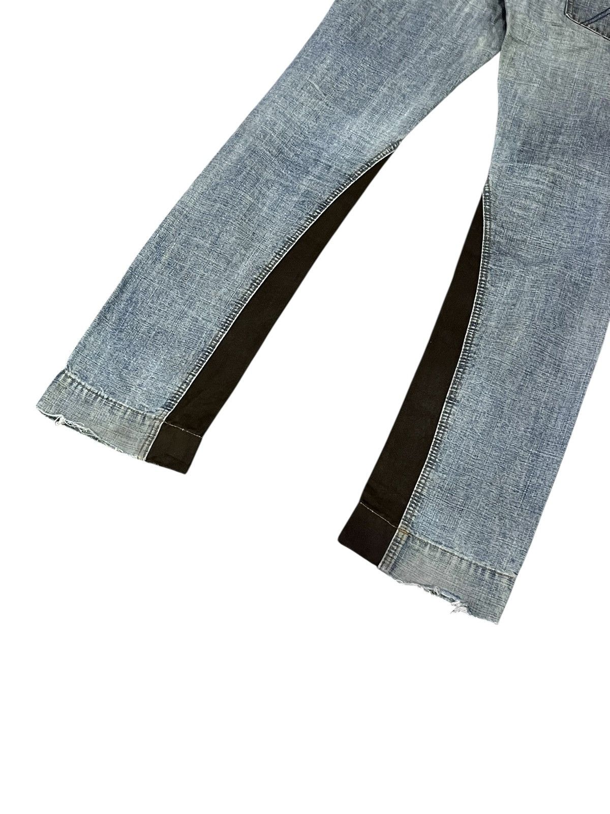 Morgan Homme Vintage Morgan Homme Japan Hybrid Mudwash Double Waist Jeans Size US 30 / EU 46 - 7 Thumbnail