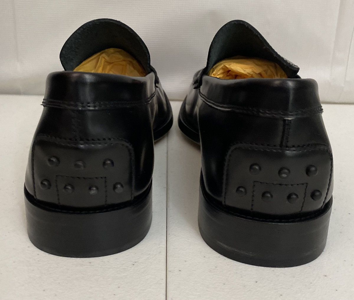 Tod's Tod’s 🇮🇹 Black Calf Leather Logo Emboss Devon Loafer 11 New Size US 11 / EU 44 - 10 Thumbnail