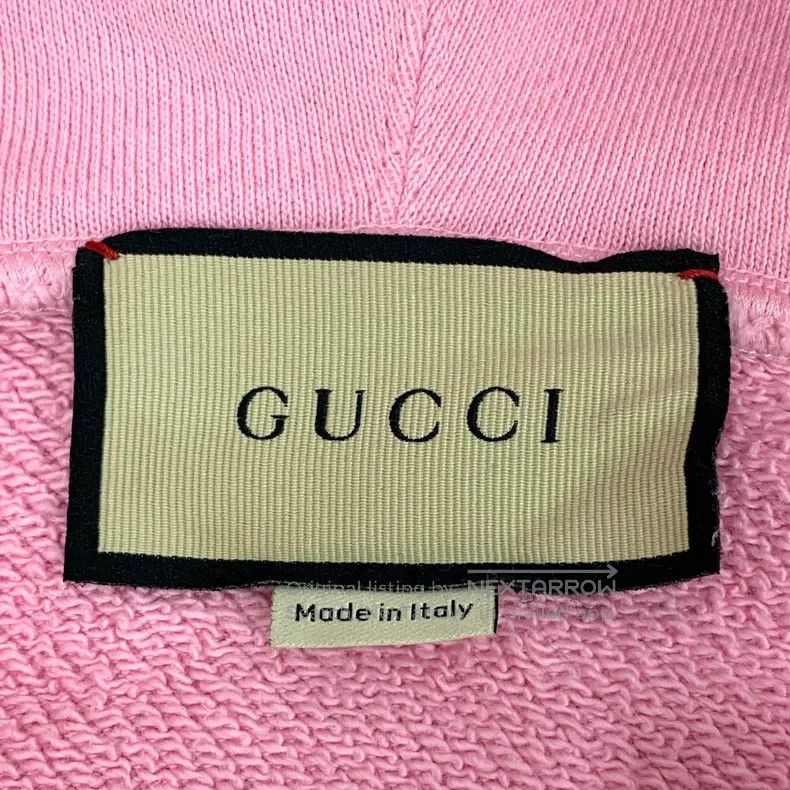 Gucci Gucci Co-branded pink logo letter cat print cotton hooded Size S / US 4 / IT 40 - 5 Thumbnail