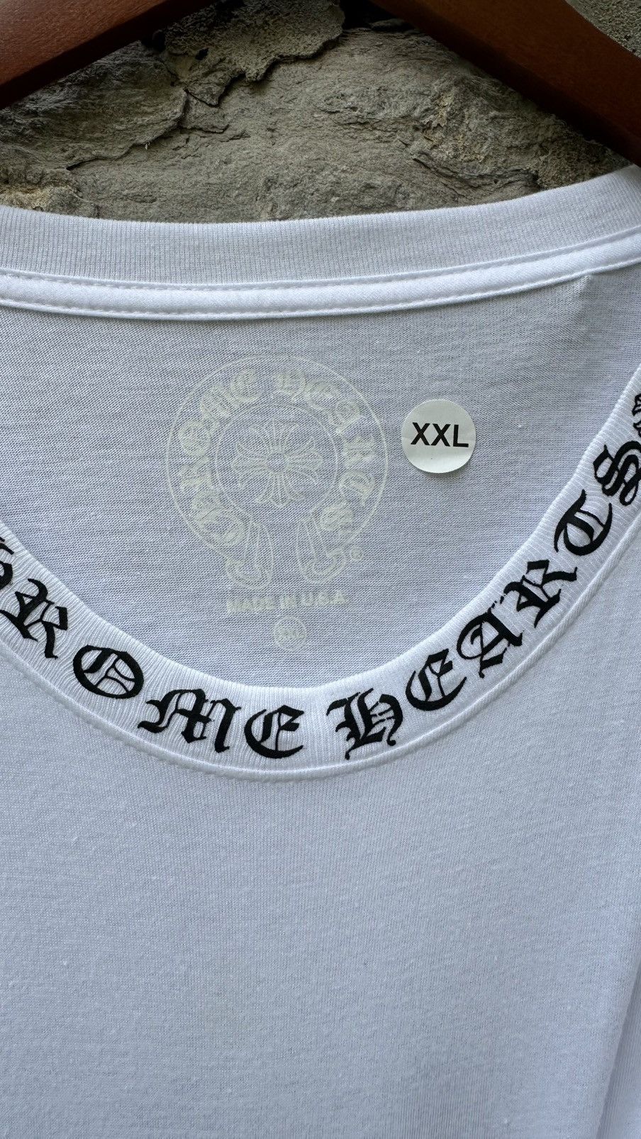 Chrome Hearts Chrome Heart Neck Logo Longsleeve Spell Out Size US XXL / EU 58 / 5 - 5 Thumbnail