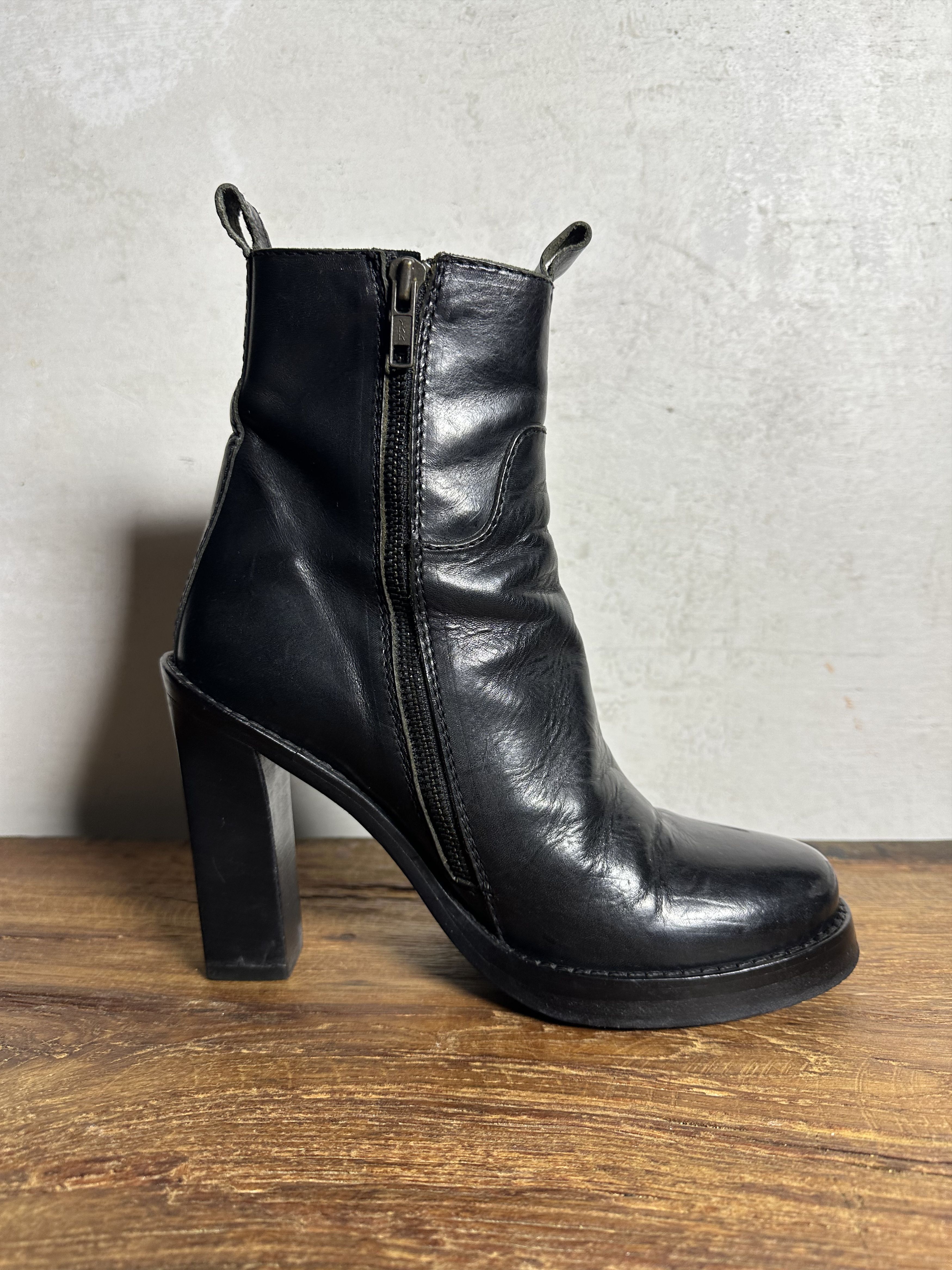 Ann Demeulemeester Ann Demeulemeester Two Piece Transformable Riding Boots Size US 8 / IT 38 - 12 Thumbnail