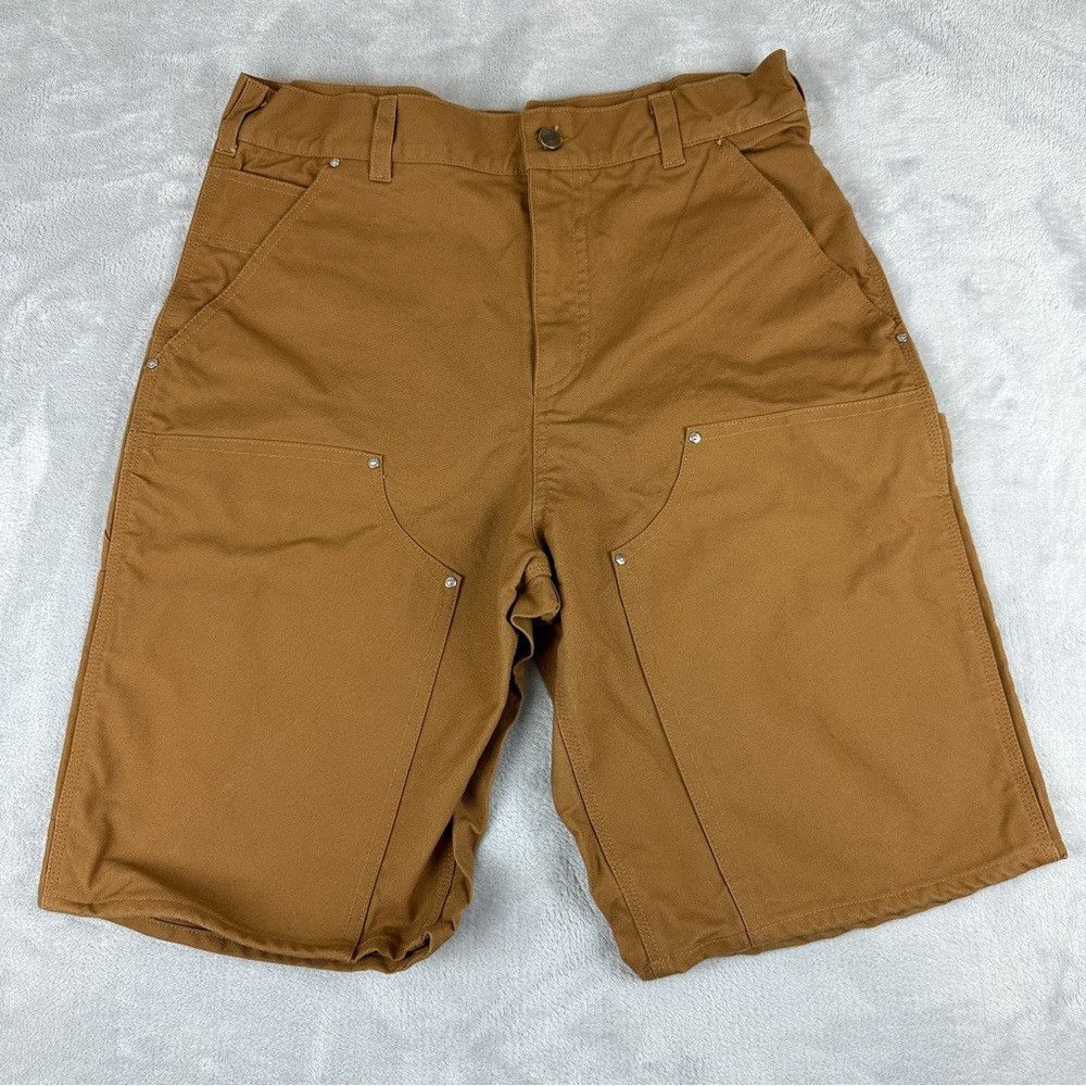 Carhartt Carhartt Rework Double Knee Tan Shorts Men's Size 34 W REFE Size US 34 / EU 50 - 1 Thumbnail