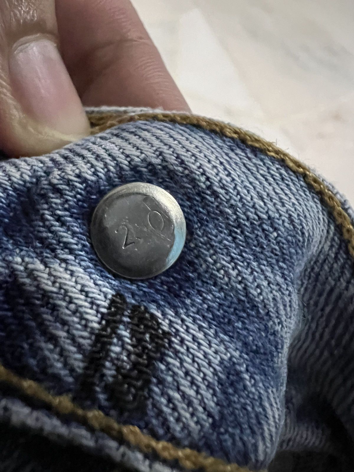 Levi's × Levi's Vintage Clothing × Vintage Vintage Levis 550 Light Wash Jean Size US 30 / EU 46 - 9 Thumbnail