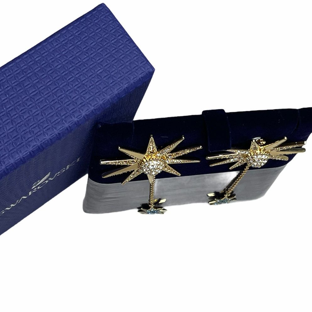 Swarovski Swarovski Lucky Goddess Pierced Earrings, STAR Motifs Size ONE SIZE - 3 Thumbnail