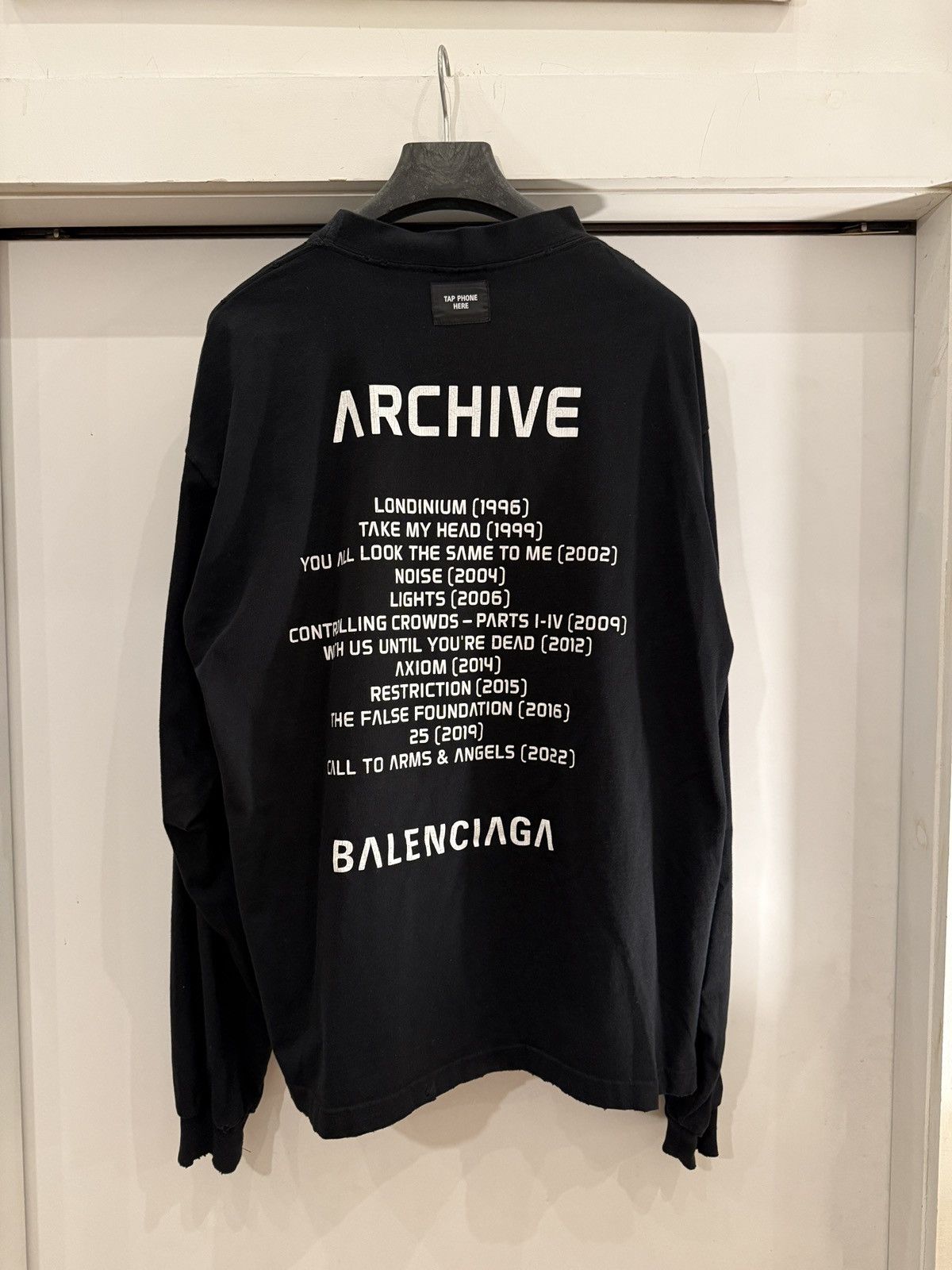 Balenciaga Archive Music Series Longsleeve Size US L / EU 52-54 / 3 - 9 Thumbnail