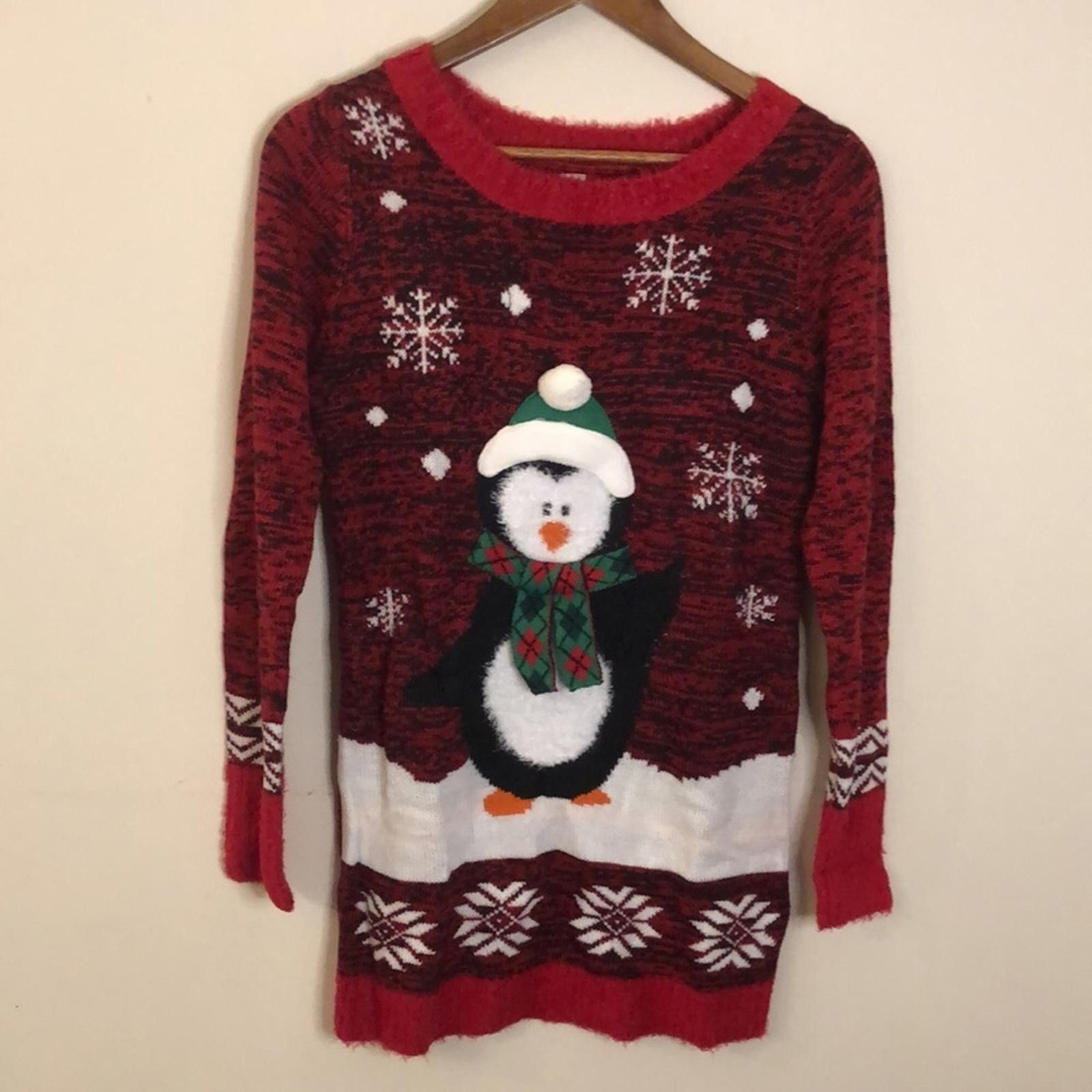 Original Penguin No Boundaries Festive Penguin Christmas Sweater dress SZ Med Size M / US 6-8 / IT 42-44 - 1 Thumbnail