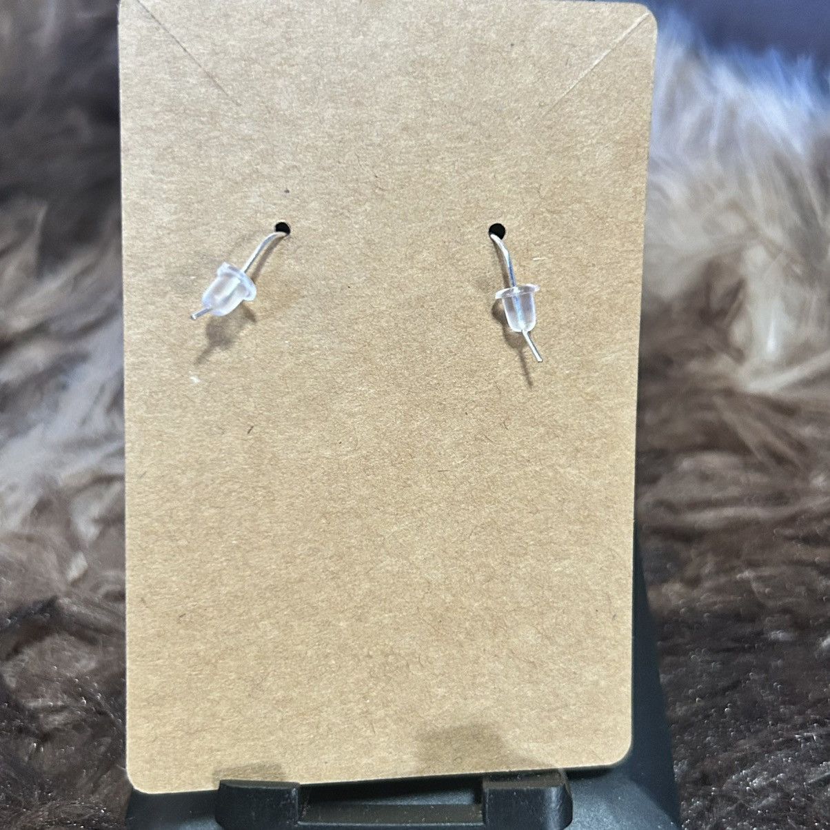 Handmade Handcrafted vintage Hawaiian bead elbaite stone earrings Size ONE SIZE - 4 Thumbnail