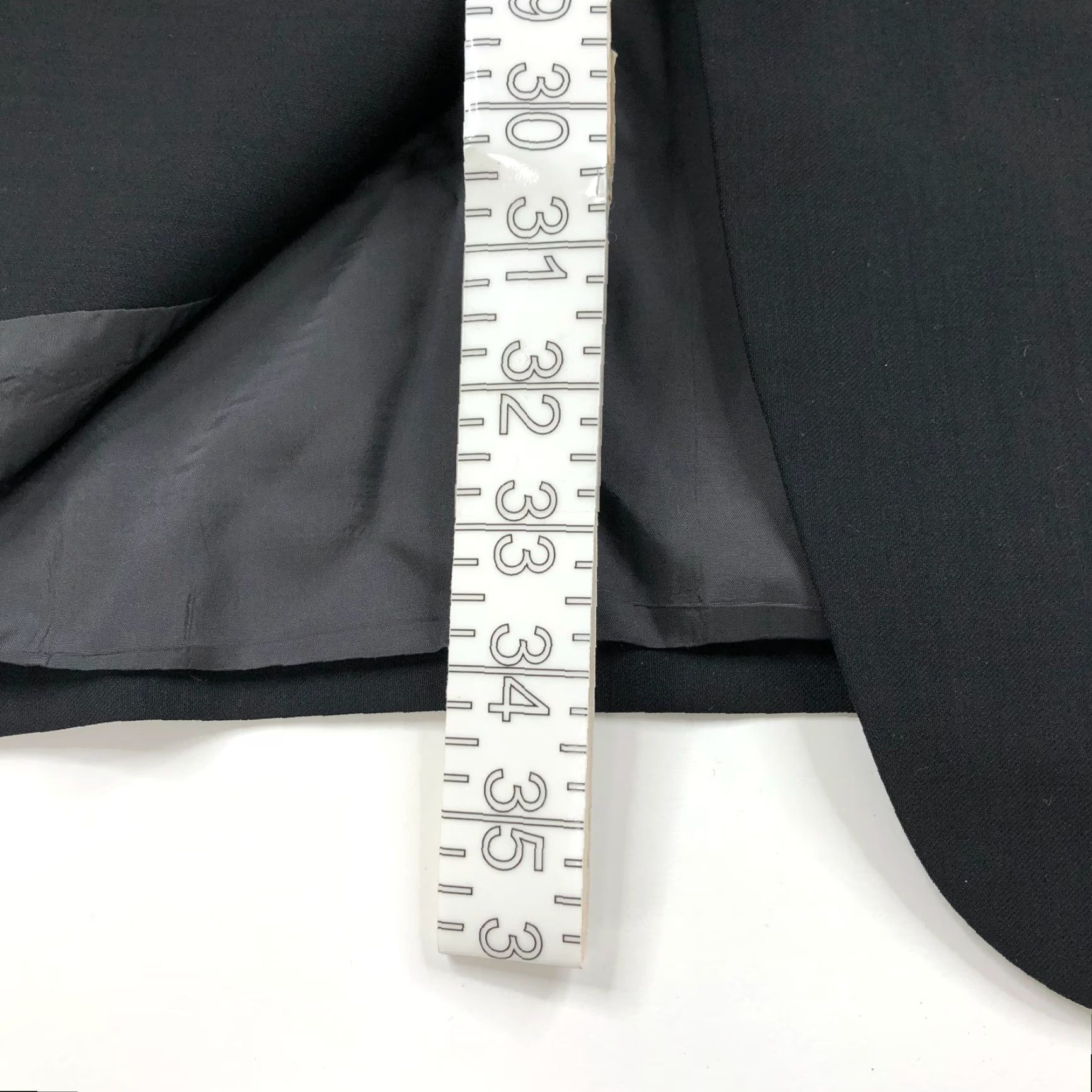 Hugo Boss VINTAGE Hugo Boss Blazer Jacket Mens 48L Black Wool 100% Button Notch 2-Button Single-Breasted Regular MINT Size 48R - 7 Thumbnail