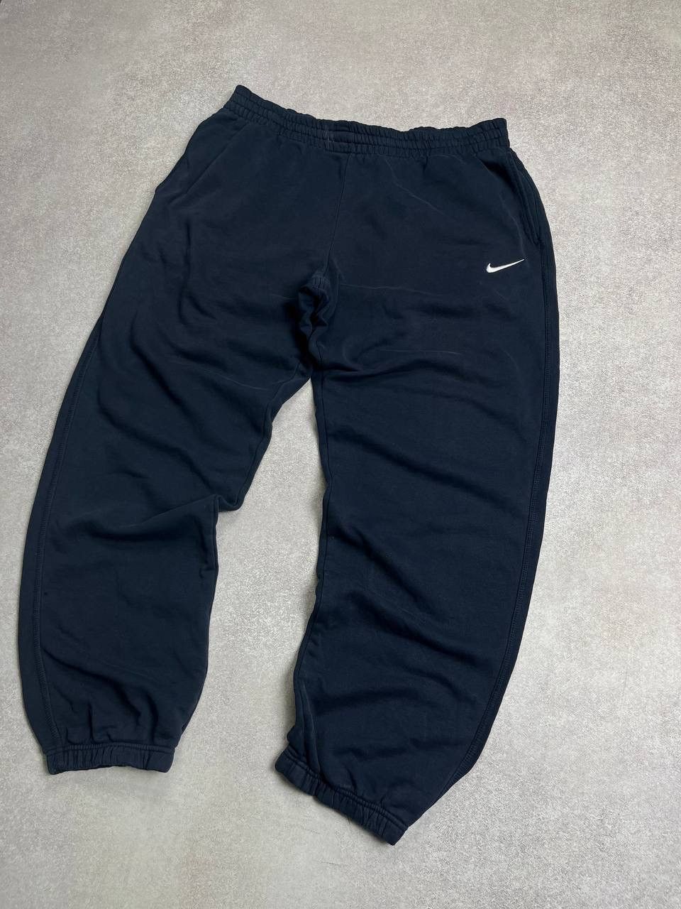 Other VINTAGE NIKE SWOOSH BAGGY COTTON TRACKPANTS Y2K XL Size US 36 / EU 52 - 2 Thumbnail