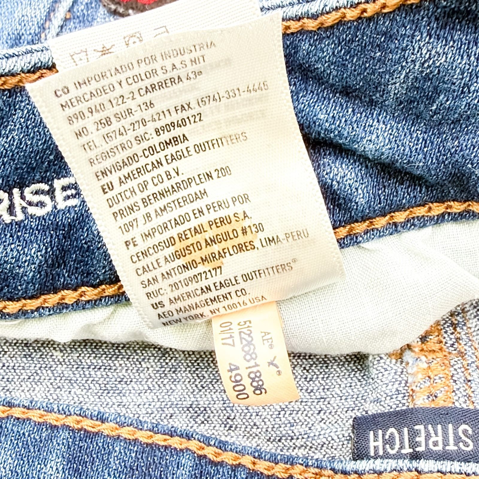 American Eagle Outfitters American Eagle Hi-Rise Shorts Size 4 Shortie Next Level Stre Size 26" / US 2 / IT 38 - 7 Thumbnail